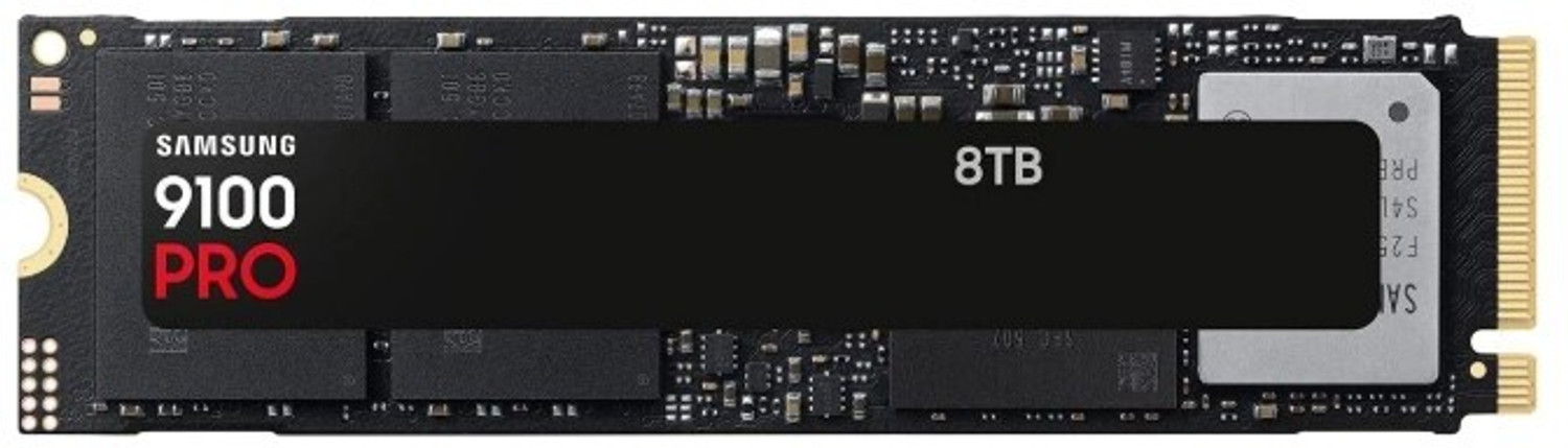 Image of Samsung 9100 Pro 8 TB Desktop Black PCIe NVMe Internal Solid State Drive (SSD) (MZ-VAP8T0BW)