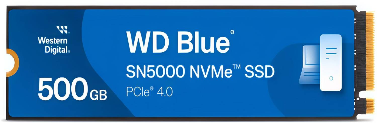 WD Blue 500GB Blue PCIe NVMe SSD - Image 1