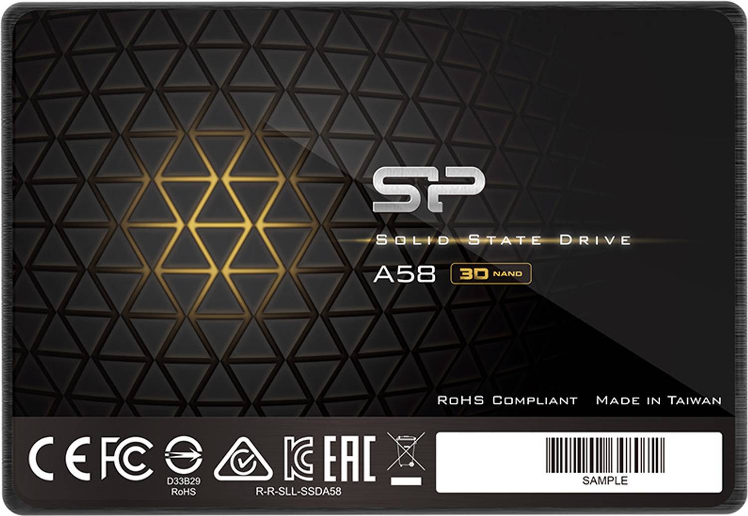 Silicon Power A58 512 GB Desktop Black SATA III Internal Solid