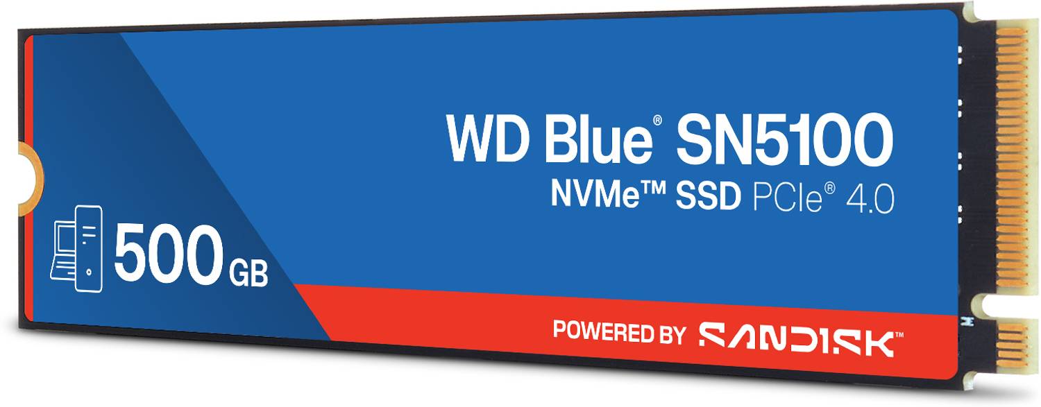 SanDisk WD SN5100 500GB Blue NVMe SSD - Image 3