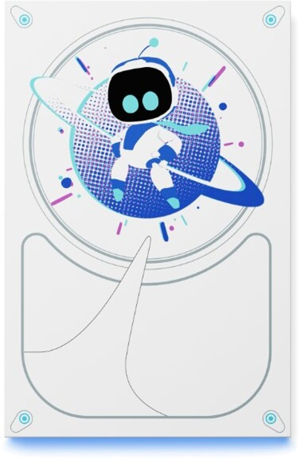 Image of Seagate Astro Bot 5 TB Desktop, Laptop White SATA III Internal Hard Disk Drive (HDD) (STLW5000203)