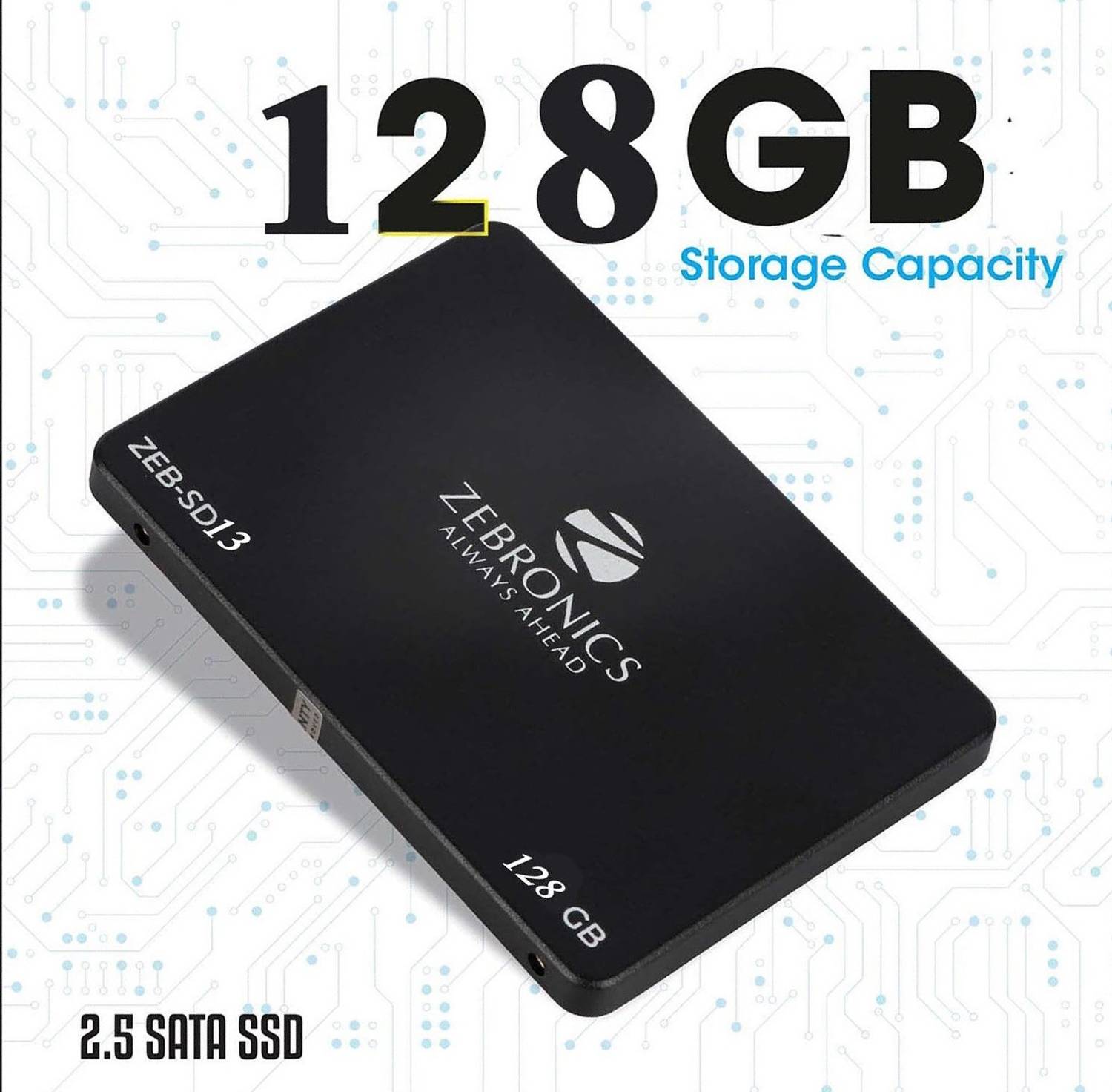 ZEBRONICS Smart 128 GB Desktop, Laptop, All in One PC's Black SATA