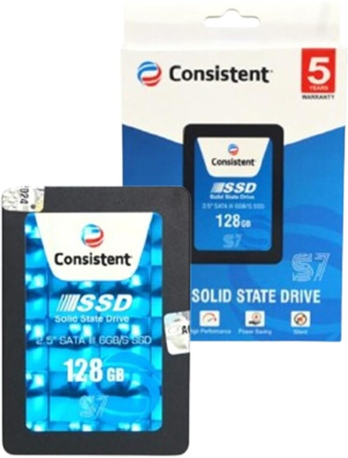 Image of Consistent S7 128 GB Desktop, Laptop, All in One PC's Black SATA III Internal Solid State Drive (SSD) (CTSSD128S7)