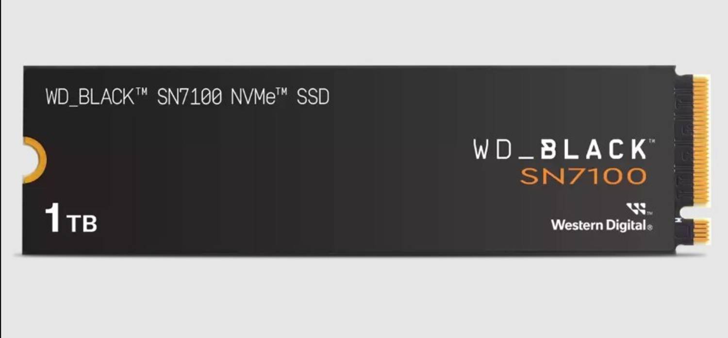 WD Black SN7100 NVMe 1 TB Desktop Black PCIe NVMe Internal Solid WD Black SN7100 NVMe 1 TB Desktop Black PCIe NVMe Internal Solid