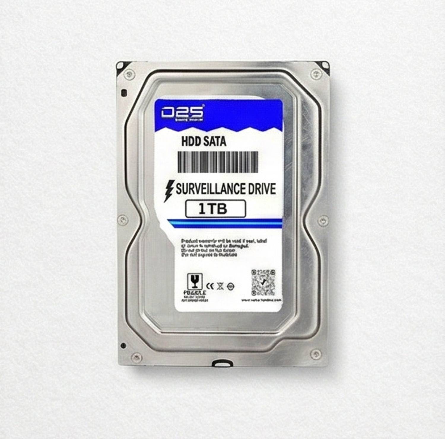 D25 Guard Series 1TB Surveillance Hard Disk for All CCTV Camera DVR 1 TB Surveillance Systems Silver SATA Internal Hard Disk Drive (HDD) (Model T20 – 1TB Hard Disk for CCTV DVR | 2 Years Warranty)