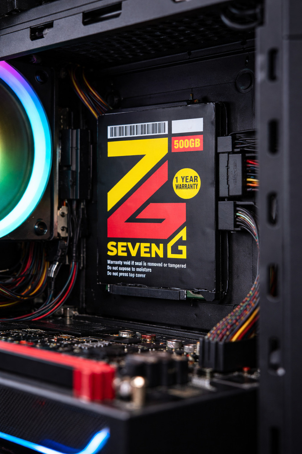 Image of Seven G SATA 2.5 500 GB All in One PC's, Desktop, Laptop, Surveillance Systems Black SATA Internal Hard Disk Drive (HDD) (7G500HDD Black)