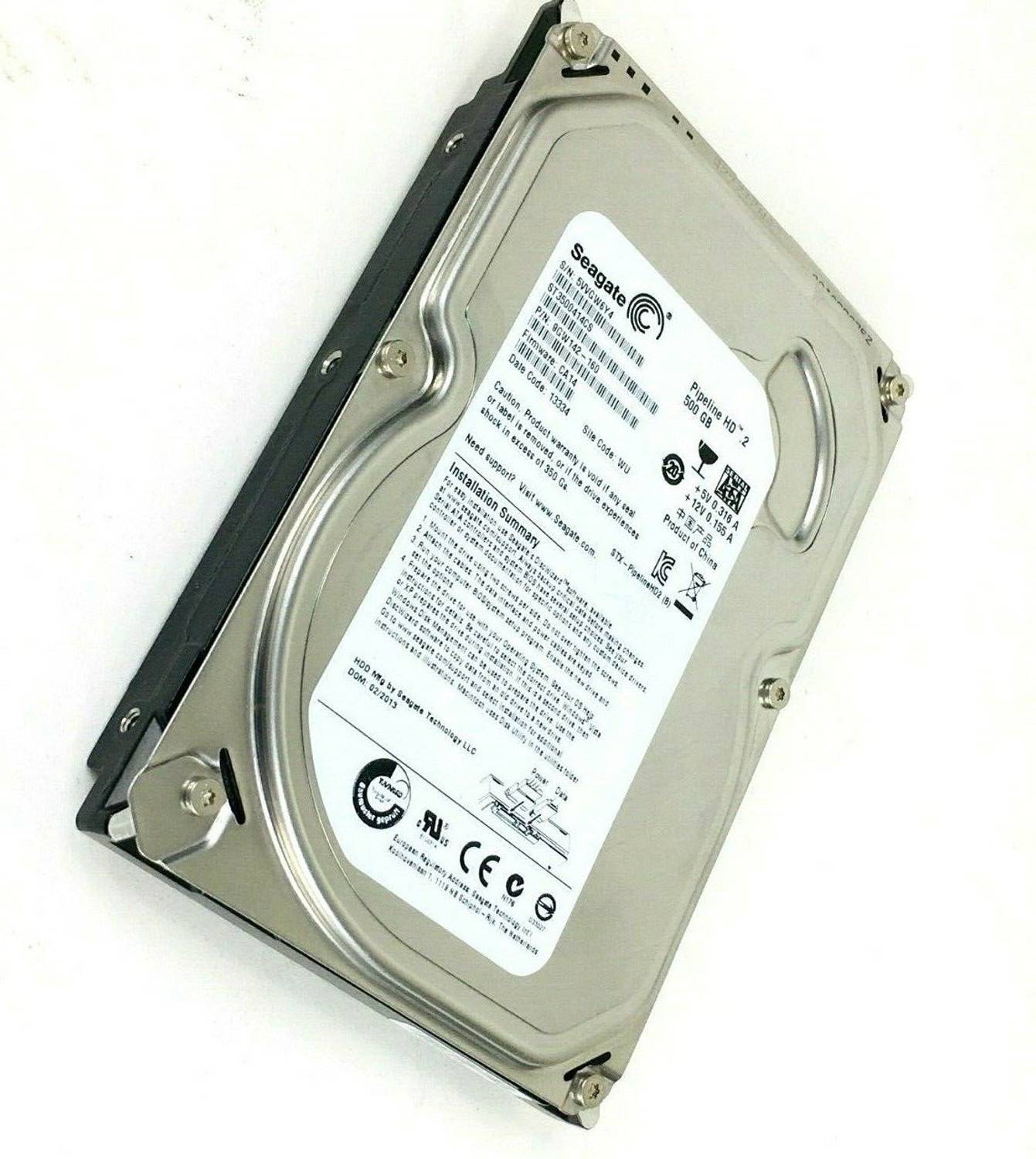 Seagate Pipeline Hdp 500 GB Desktop White, Silver SATA Internal Hard Disk Drive (HDD) (ST3500stpp)