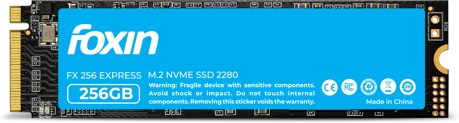 Image of Foxin NVME 256 GB All in One PC's, Desktop, Laptop Black PCIe NVMe Internal Solid State Drive (SSD) (FX 256 NVME)