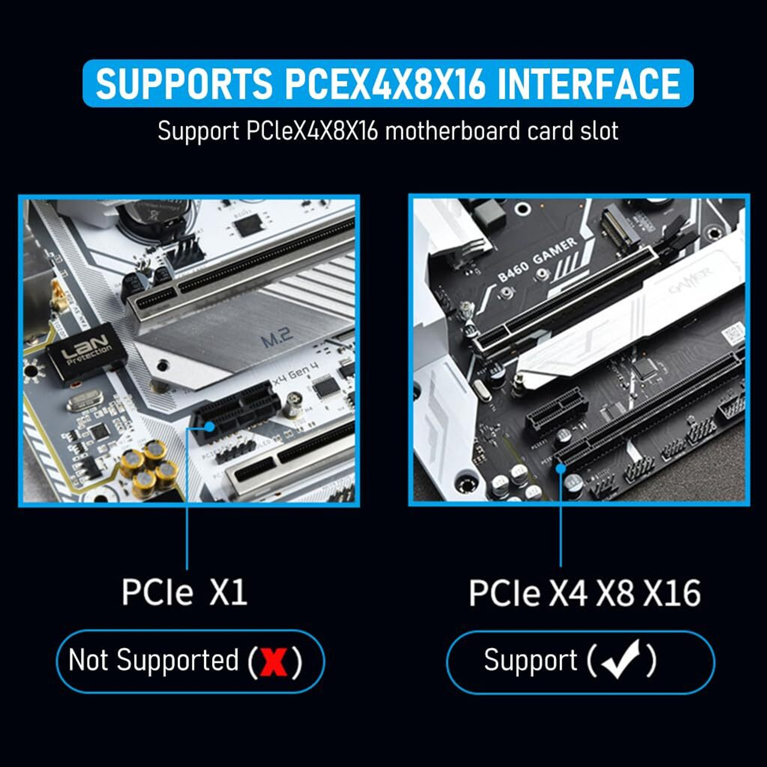 Image of Verilux NA 1 TB All in One PC's Black SATA Internal Solid State Drive (SSD) (M.2 NVMe to PCI-E X4 Adapter High Speed M.2 NVMe to PCI-E X4 Adapter)