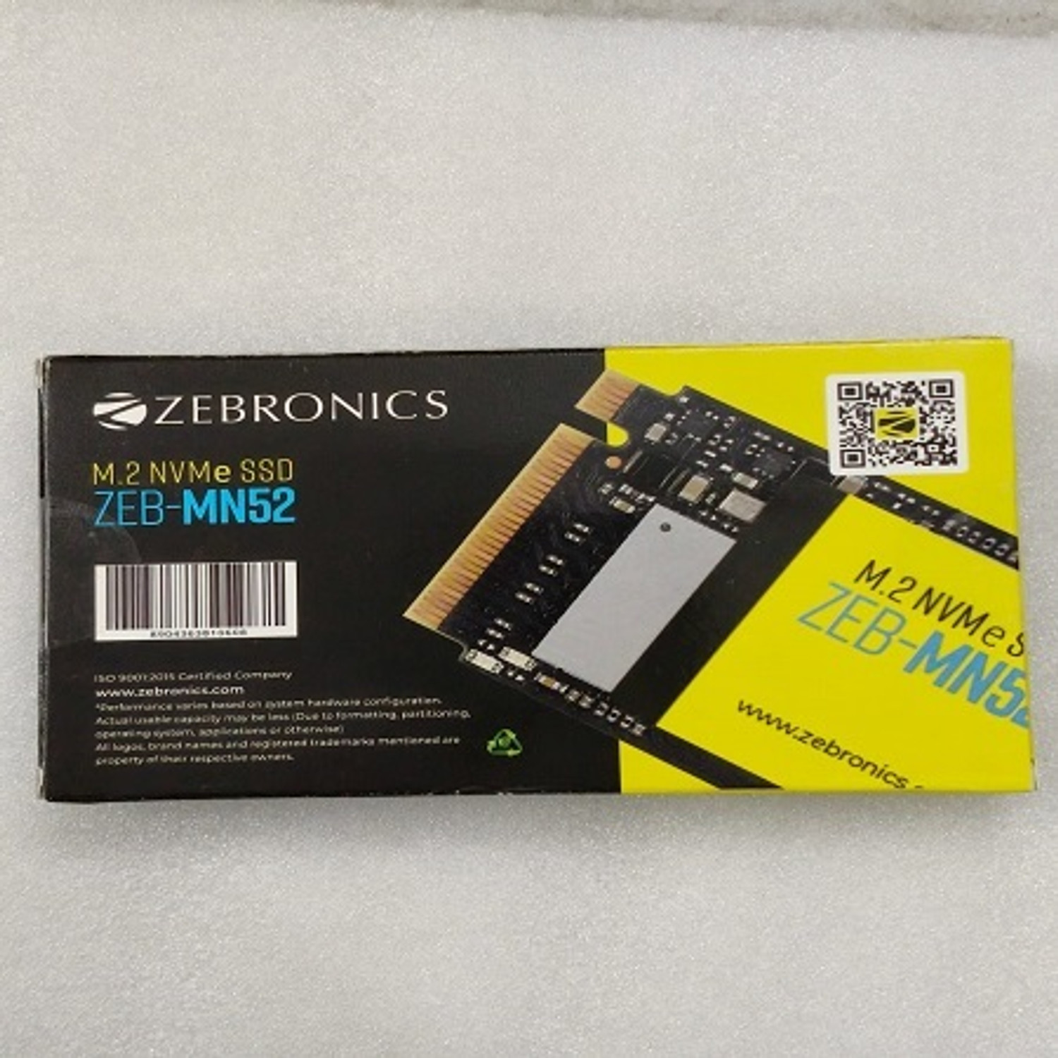 Image of ZEBRONICS NVME 512 GB Desktop, Laptop Black M.2 Internal Solid State Drive (SSD) (ZEB-NM52)