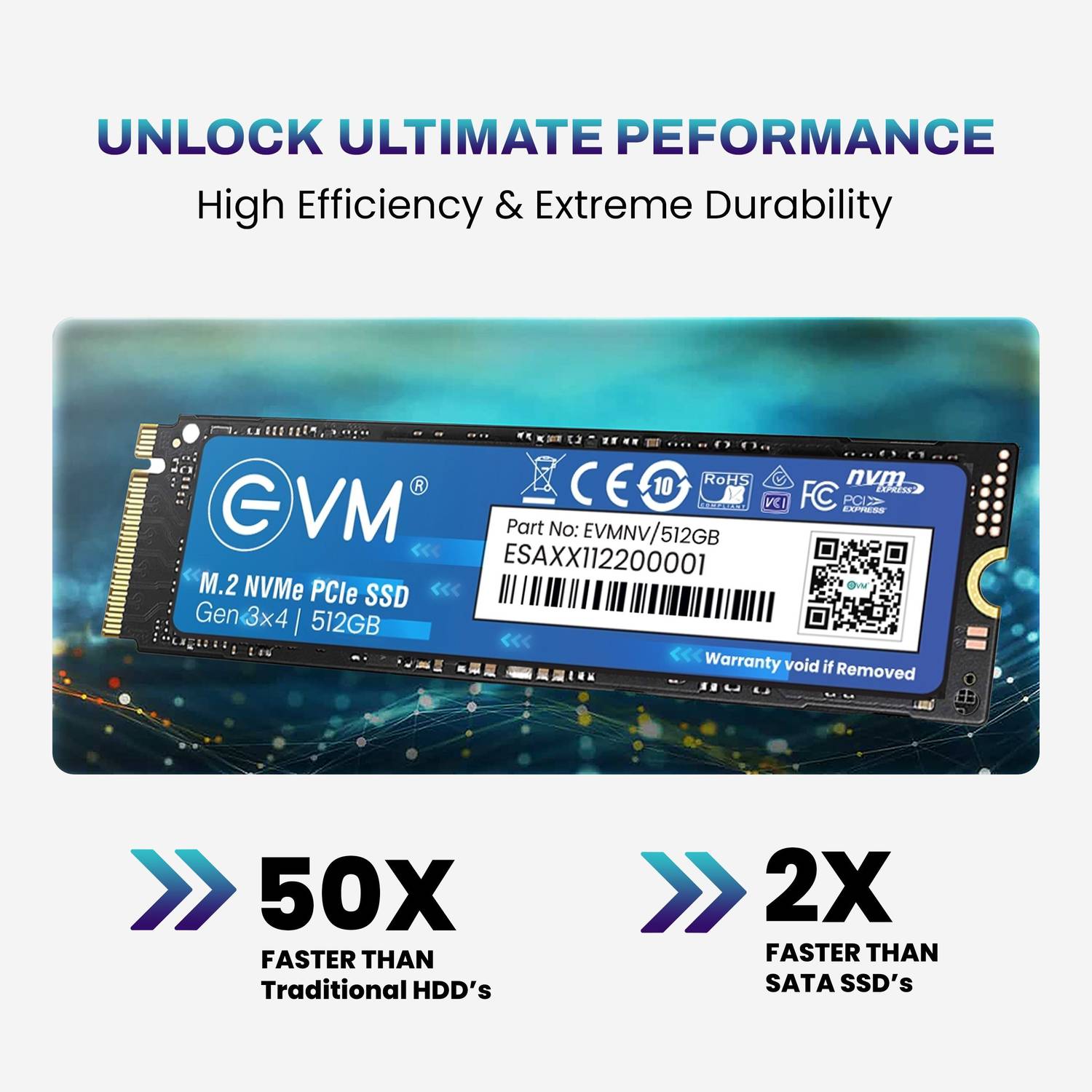 EVM EVMNV 512GB Black PCIe NVMe SSD - Image 5