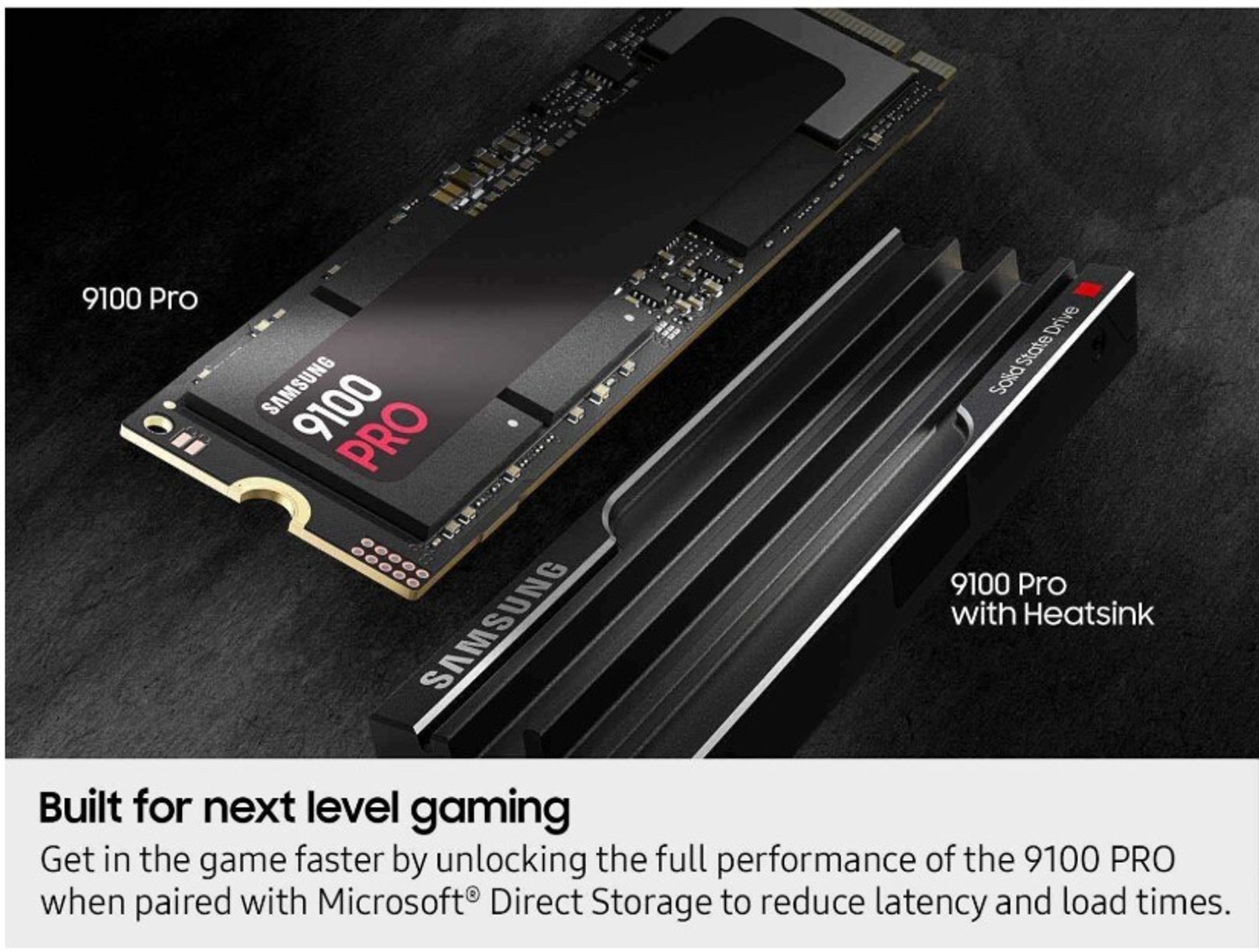 Image of Samsung 9100 Pro 8 TB Desktop Black PCIe NVMe Internal Solid State Drive (SSD) (MZ-VAP8T0BW)