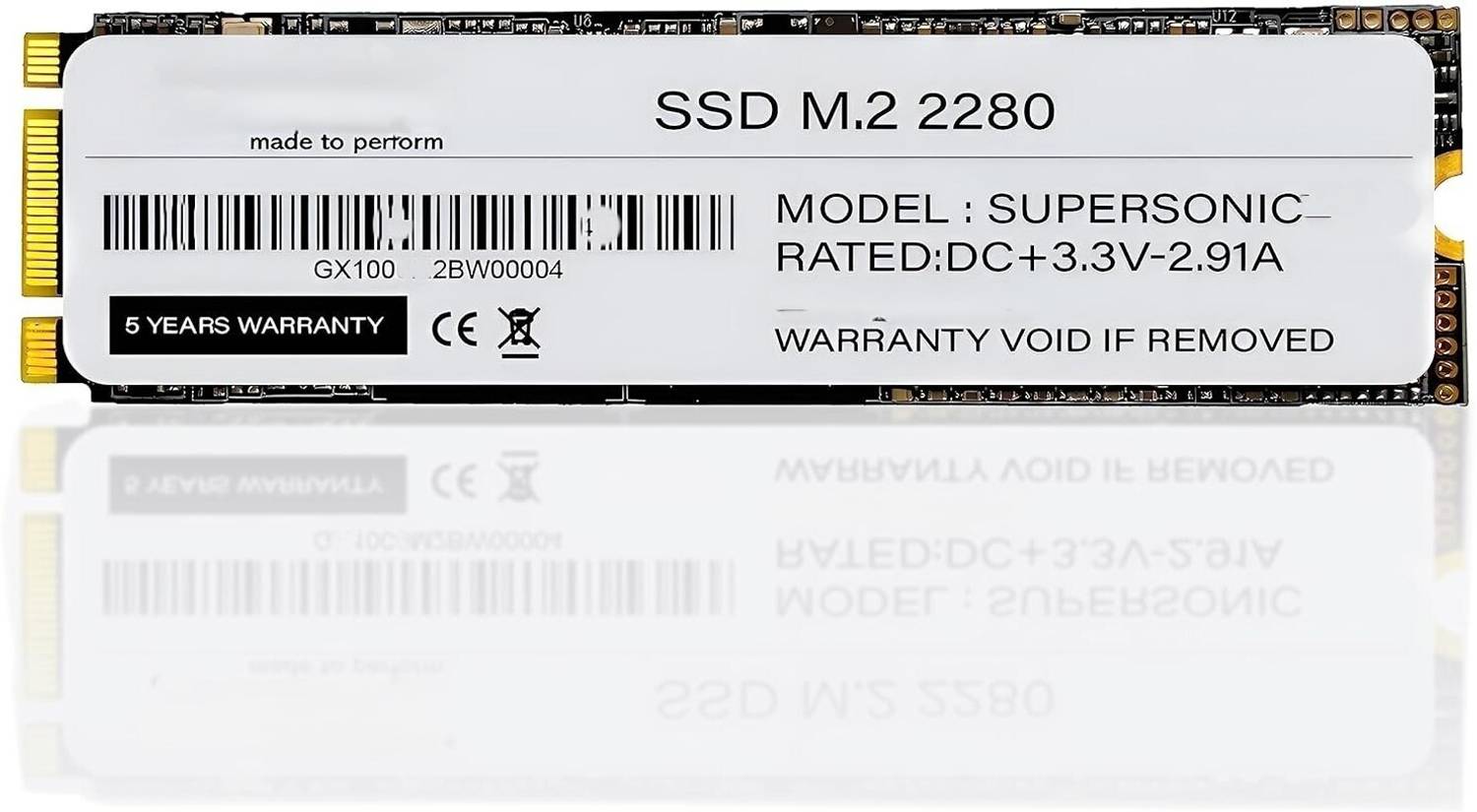 PreSolve M.2 SATA 512 GB Desktop, Laptop Black M.2 Internal Solid State Drive (SSD) (6Gb/s Fast Performance | Up to 550MB/s Read | Quad-Channel Controller)