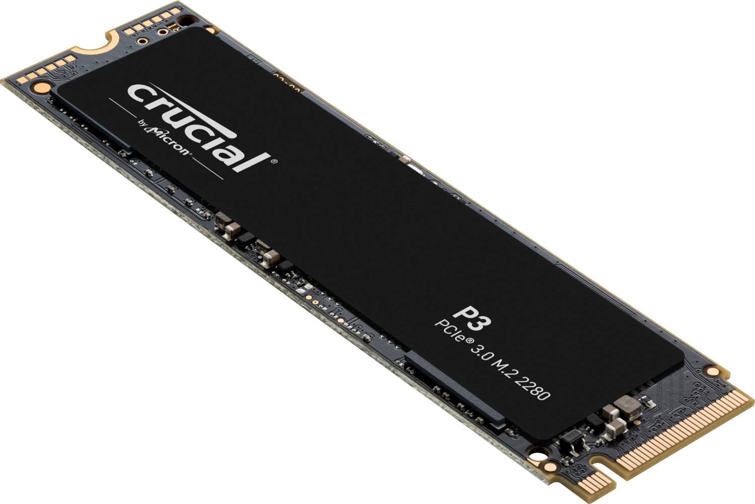Crucial CT500P3SSD8 500GB Black PCIe NVMe SSD - Image 2