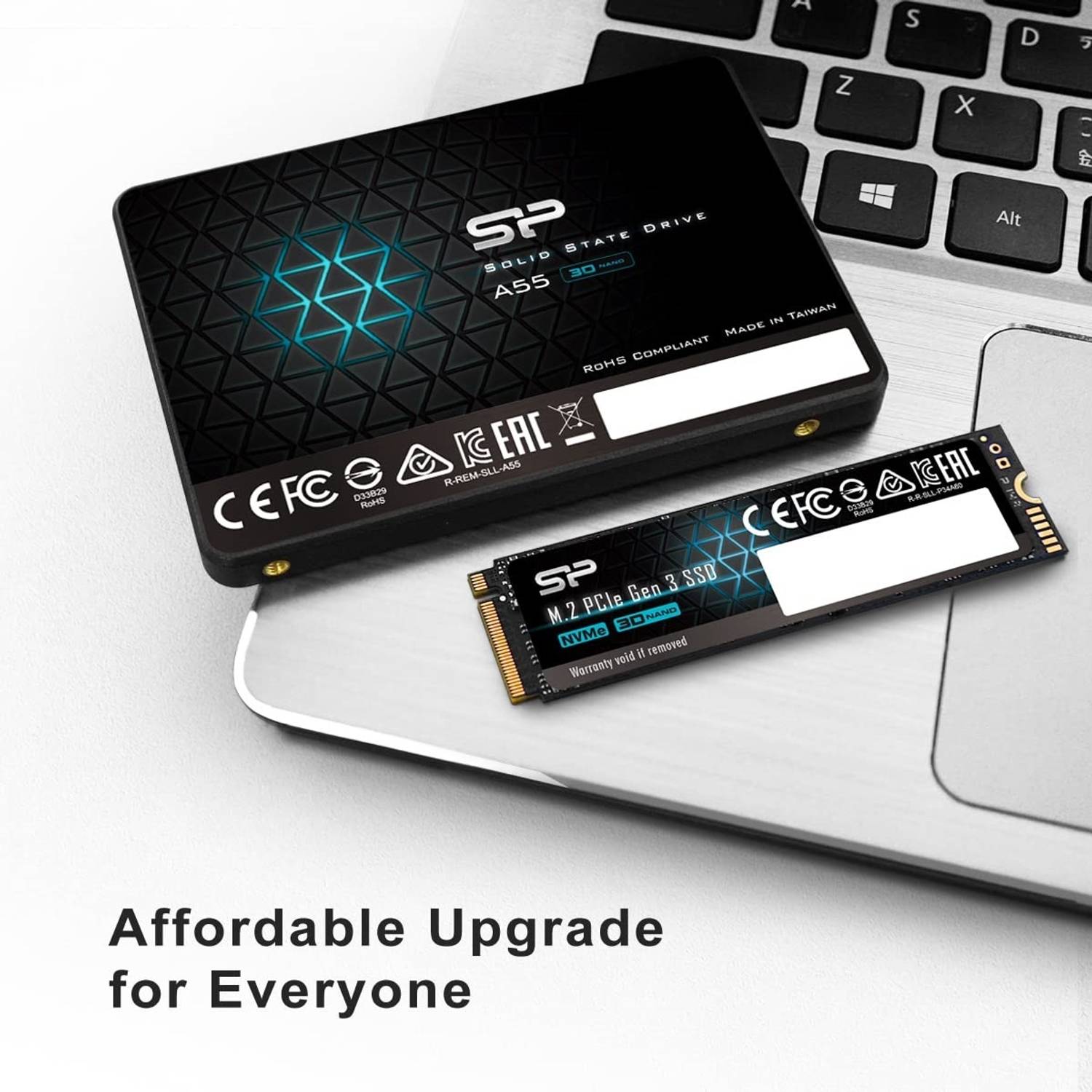 Silicon Power A55 1 TB Desktop, Laptop Black SATA III Internal