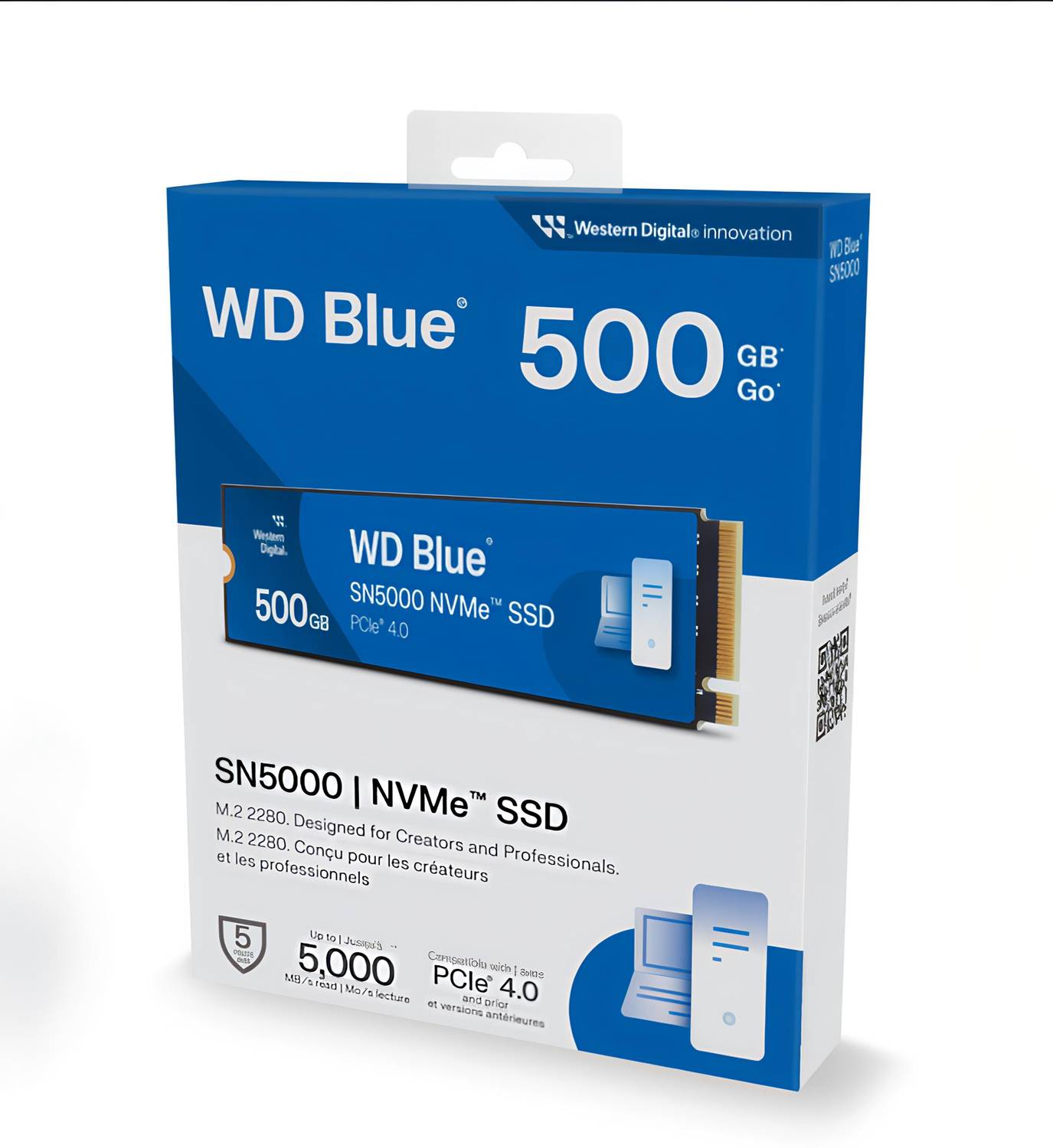 WD Blue 500GB Blue PCIe NVMe SSD - Image 3