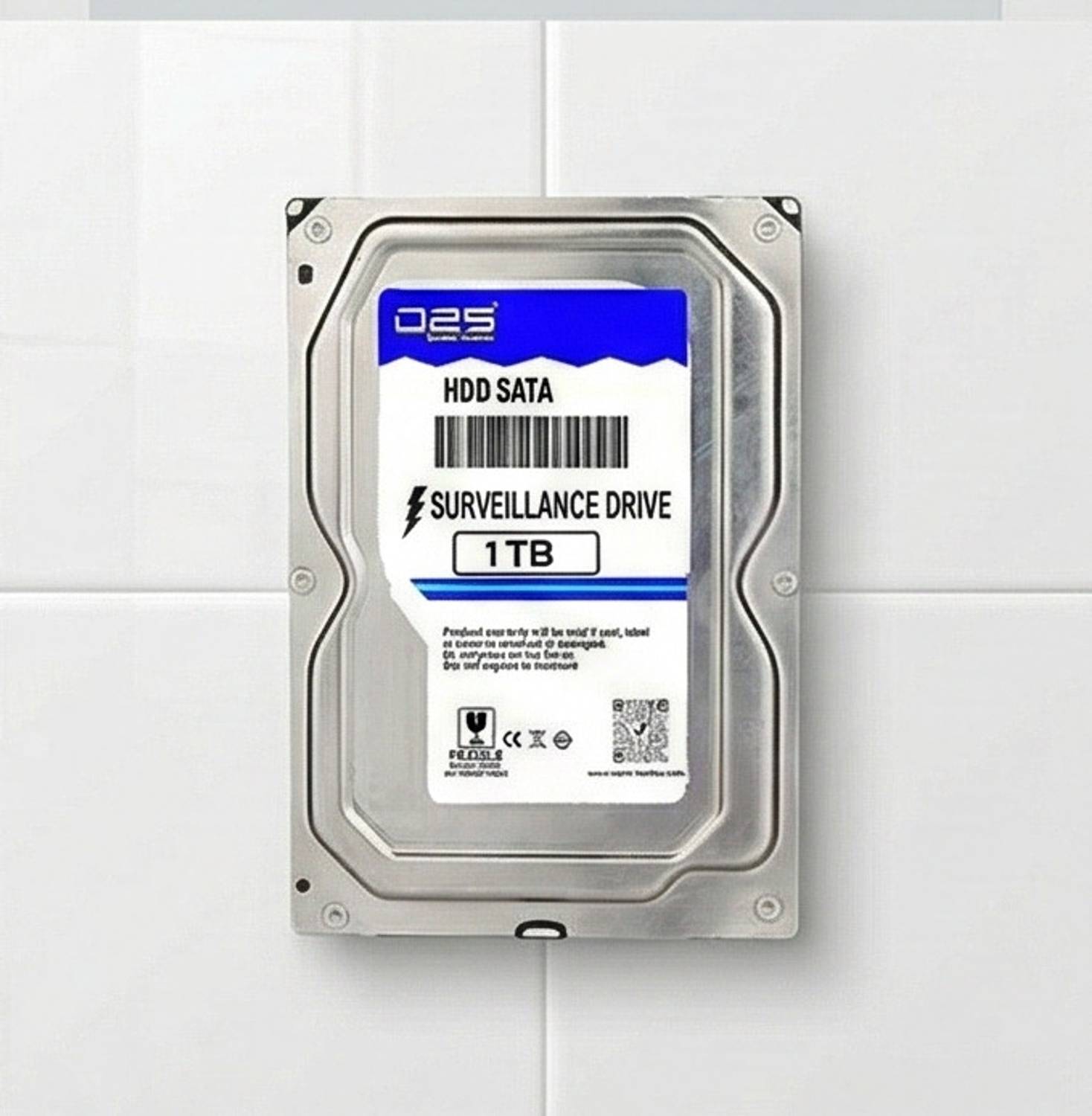 D25 Ultra Series 1TB Surveillance Hard Disk for All CCTV Camera DVR 1 TB Surveillance Systems Silver SATA Internal Hard Disk Drive (HDD) (Model S100 – 1TB Hard Disk for CCTV DVR | 2 Years Warranty)