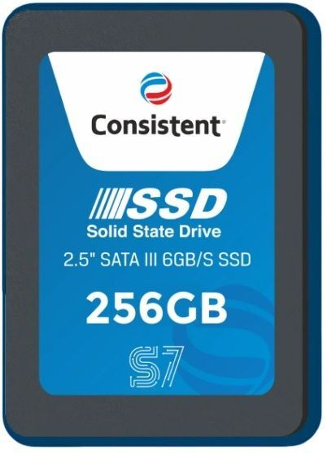 CONSISTEN SSD 2.5 SATA 256 GB Desktop Blue SATA III Internal Solid State Drive (SSD) (CONSISTENT_256GB SSD Desktop Black SATA III Internal Solid State Drive (SSD))
