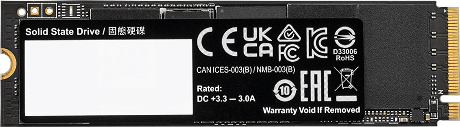 Image of GIGABYTE 7300 1 TB Desktop, Laptop, All in One PC's, Servers Black PCIe NVMe Internal Solid State Drive (SSD) (AG4731TB)