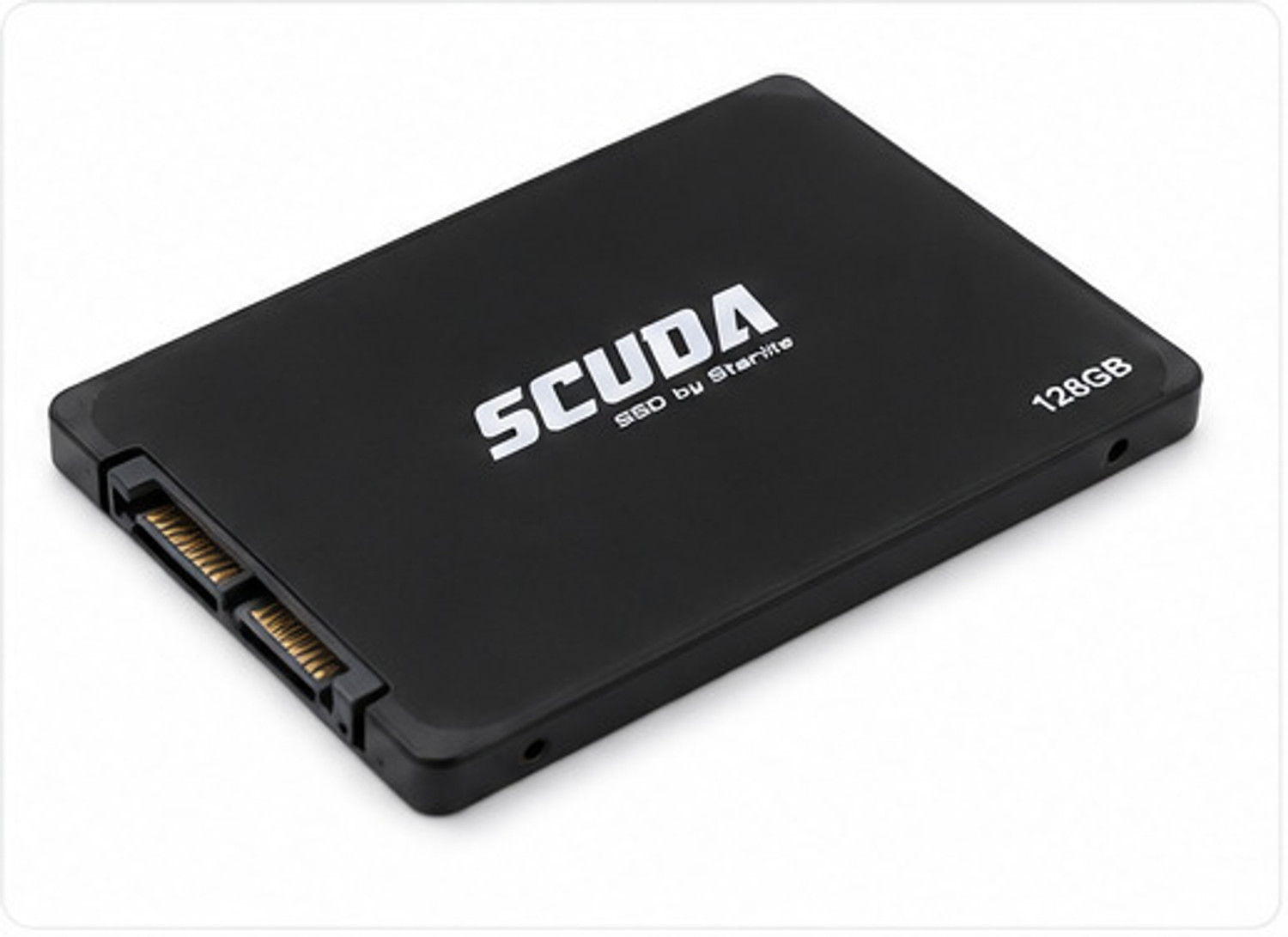 Image of scuda 10X FASTER SSD 128 GB All in One PC's, Desktop, Laptop, Network Attached Storage, Servers, Surveillance Systems Black SATA III Internal Solid State Drive (SSD) (2.5 inch SATA 128GB)