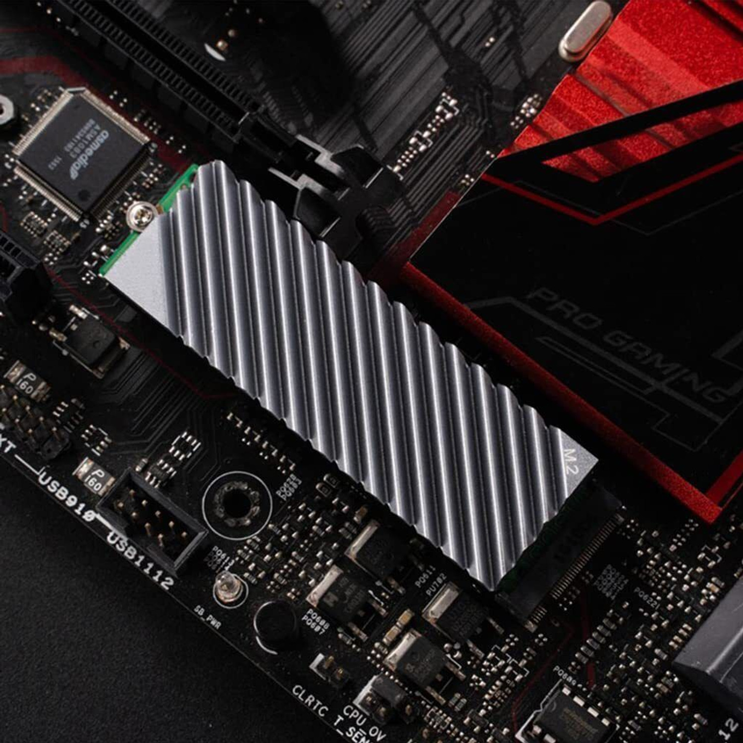 Image of ELEPHANTBOAT N /A 0 GB Desktop Grey M.2 Internal Solid State Drive (SSD) (M2 SSD Heatsink Aluminum Cooler)