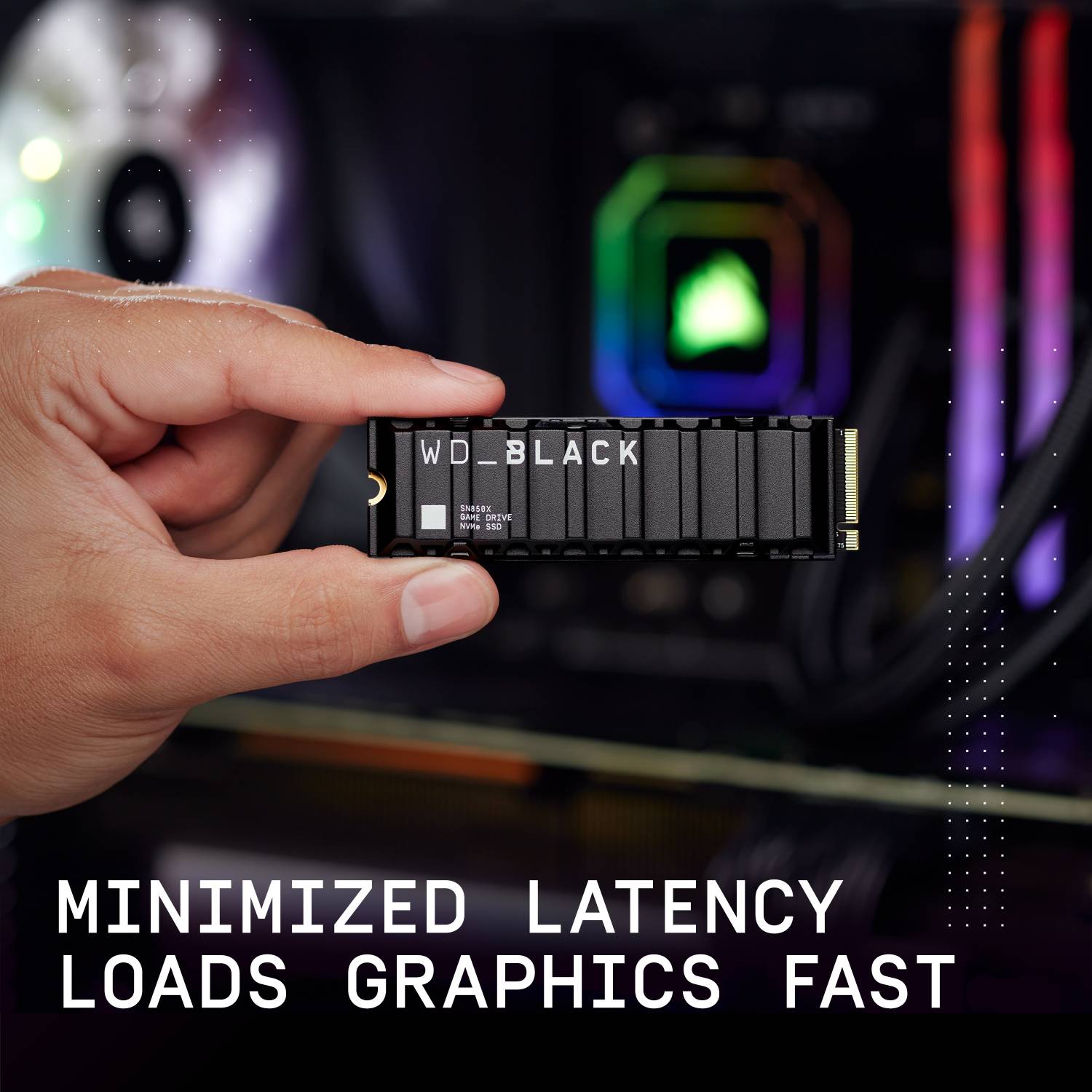 WESTERN DIGITAL WD SN850X 1 TB Desktop, Laptop Black PCIe NVMe