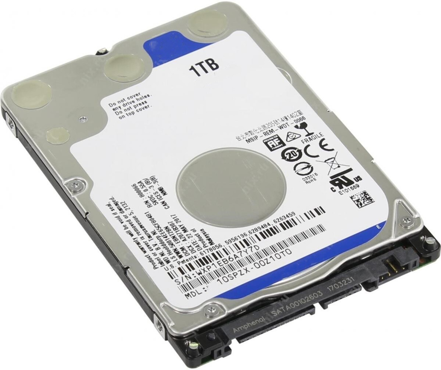 Image of PreSolve Laptop HDD 1 TB Laptop Silver SATA Internal Hard Disk Drive (HDD) (Reliable Storage HDD | Fast Data Transfer, Low Noise & Power Efficient)