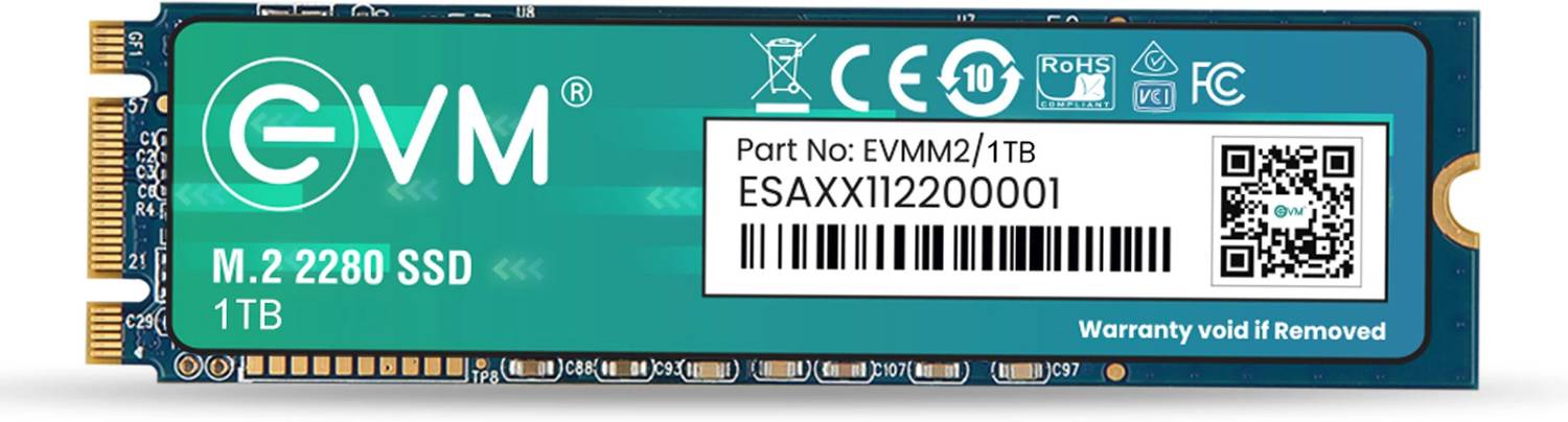 EVM M.2 (2280) SATA 1 TB All in One PC's, Desktop, Laptop Black