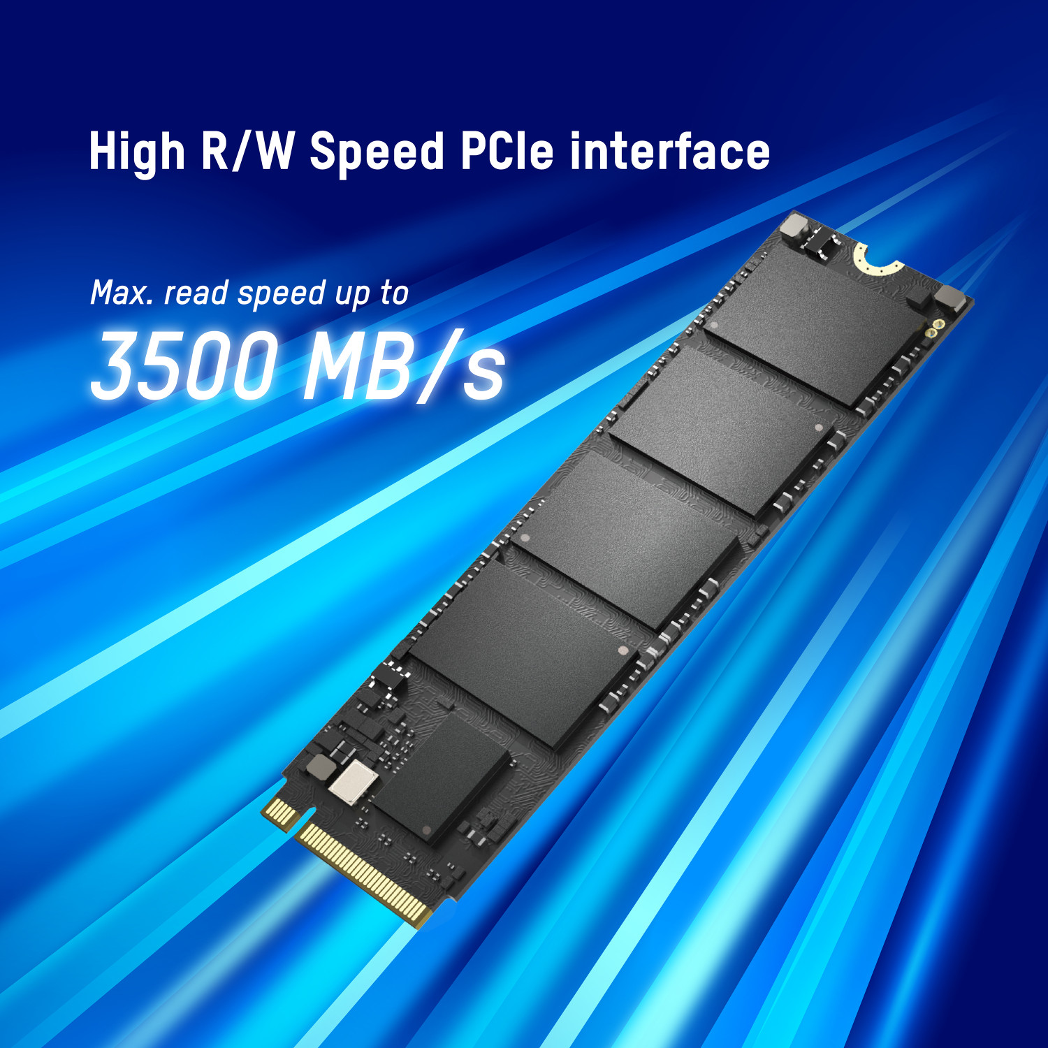Image of HIKVISION E3000 256 GB Desktop, Laptop Black PCIe NVMe Internal Solid State Drive (SSD) (HS-SSD-E3000(STD) /256G)