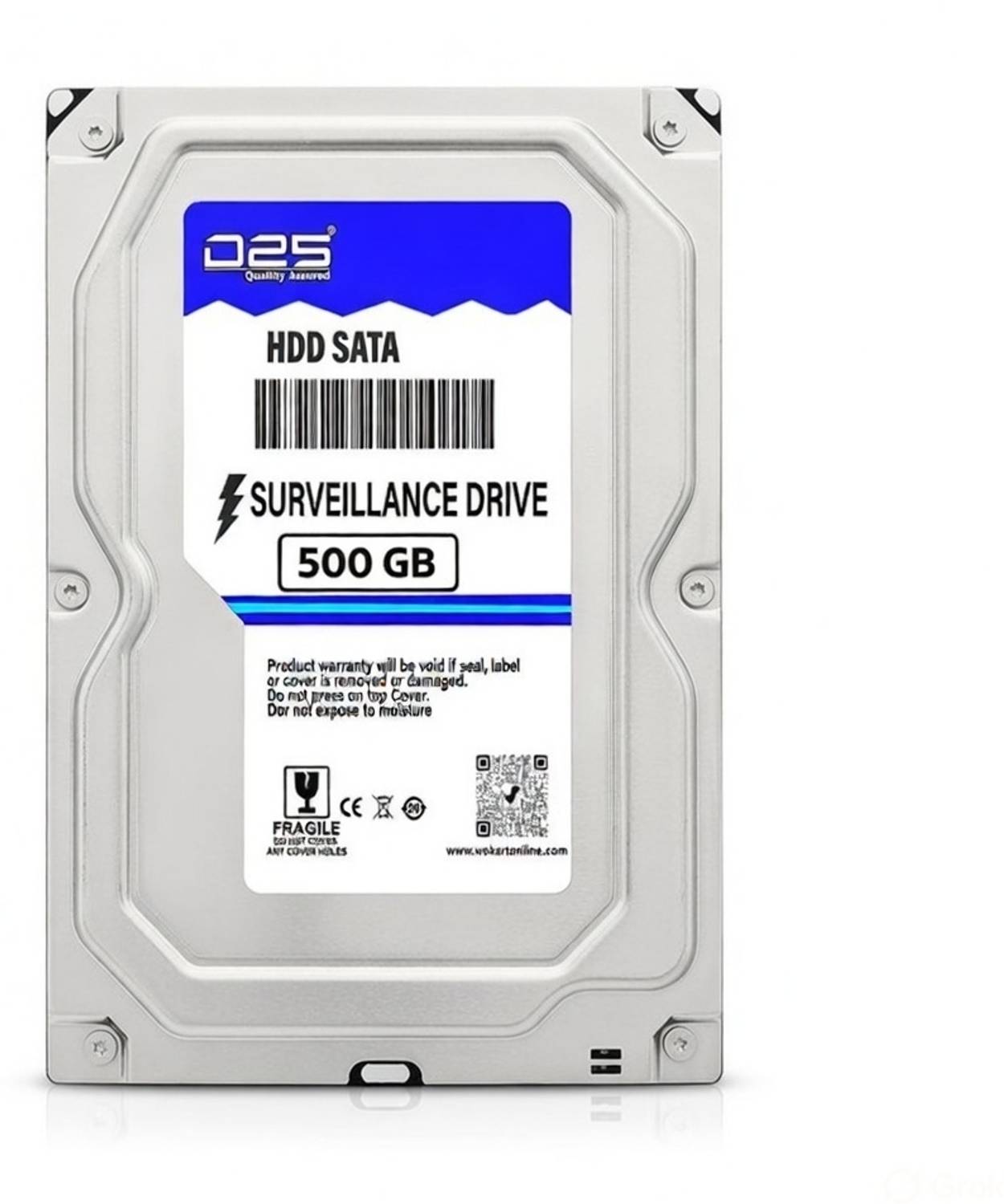 D25 INTERNAL 500 GB 3.5 INCH INTERNAL DESKTOP HARD DISK DRIVE 500 GB Desktop, All in One PC's, Network Attached Storage, Surveillance Systems, Servers Silver SATA Internal Hard Disk Drive (HDD) (FOR OEM SEAGATE SATA 500 GB INTERNAL DESKTOP HARD DISK)