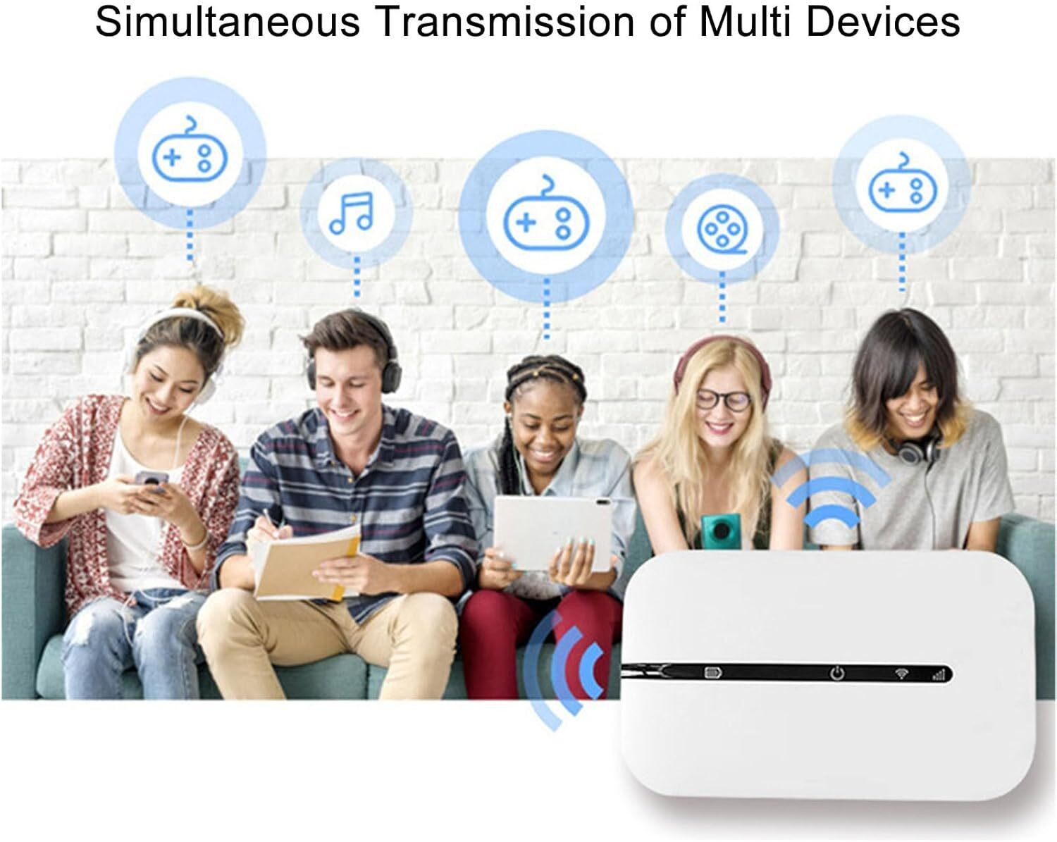 Image of Kingster 4G LTE Portable Hotspot Device | Pocket WiFi Dongle 5G /4G All Sim Support ||4G LTE Portable Hotspot Device | Pocket WiFi Dongle 5G /4G All Sim Support Works with All SIM Cards | Fast Internet On-the-Go Internal Modem