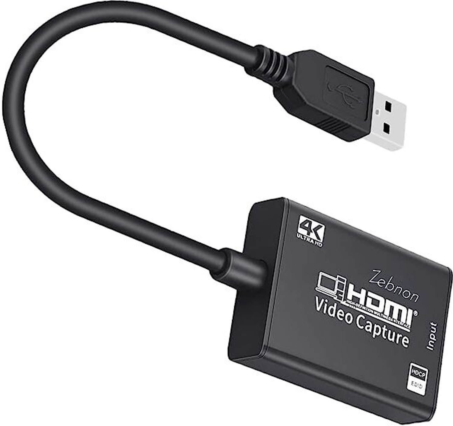 Image of RuhZa HDMI Capture Card, 4K HD Video Capture Card, Live Streaming and Record USB Internal Optical Drive