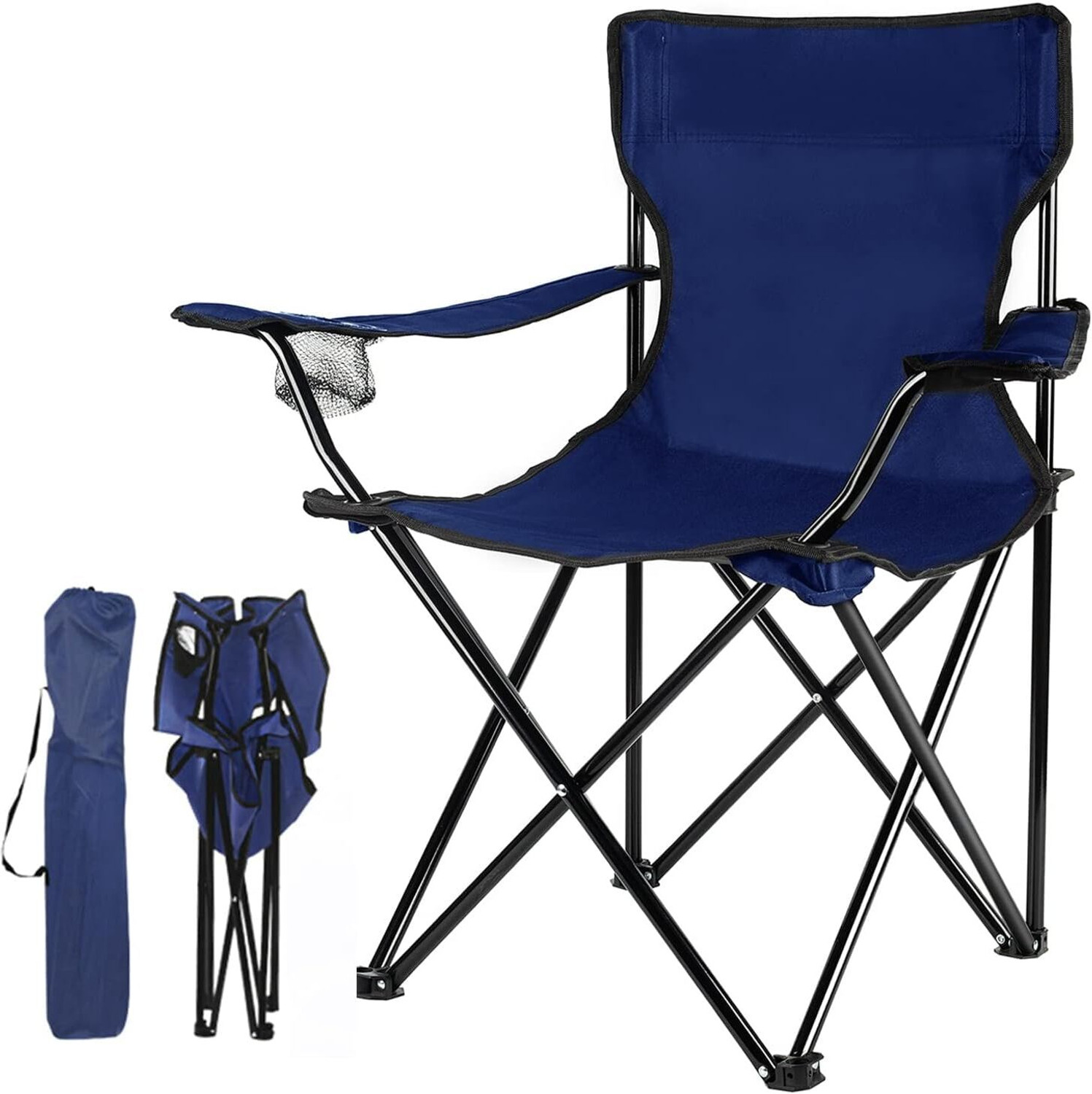 Image of DAXANSTORE Stay-Way Portable Foldable Camping Chair for Outdoor & Home Use Chair