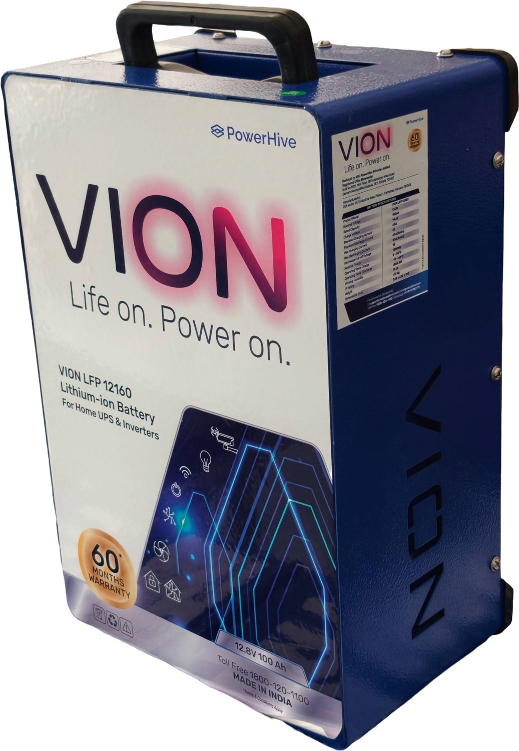Image of vion 60 Months Warranty Sealed Inverter Battery