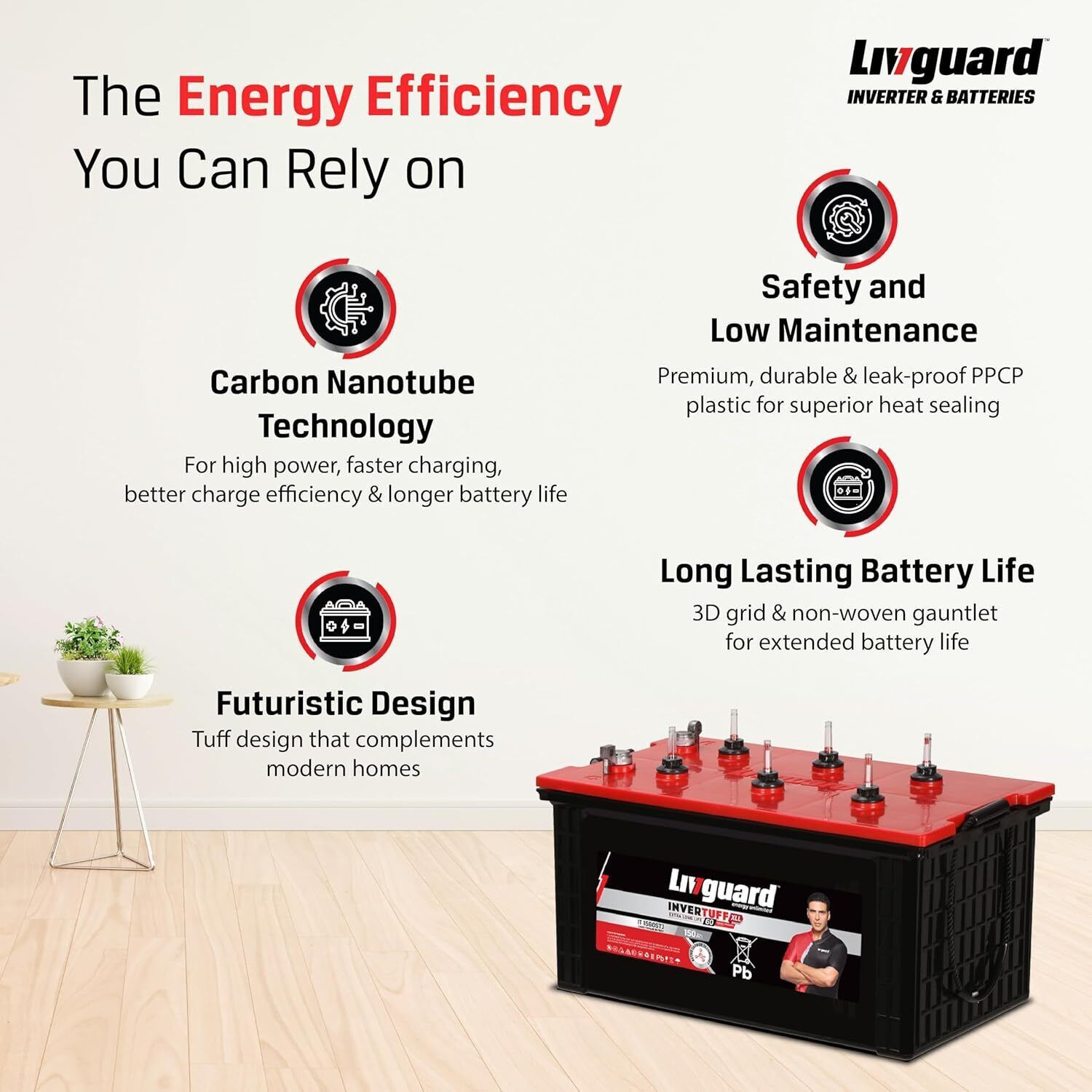 Image of Livguard 48 Months Warranty Tubular Inverter Battery