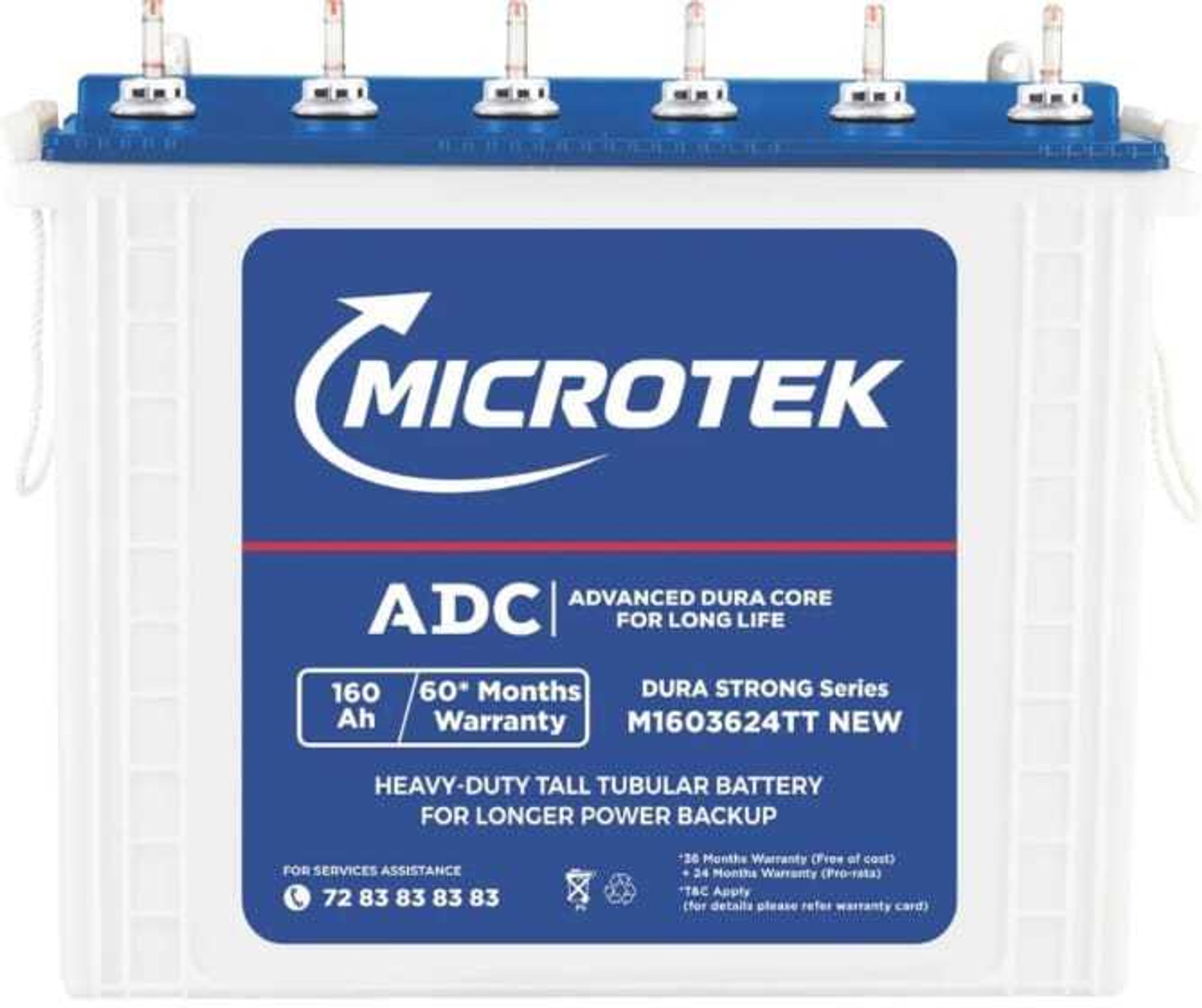 Image of microtec 60 Months Warranty Tubular Inverter Battery