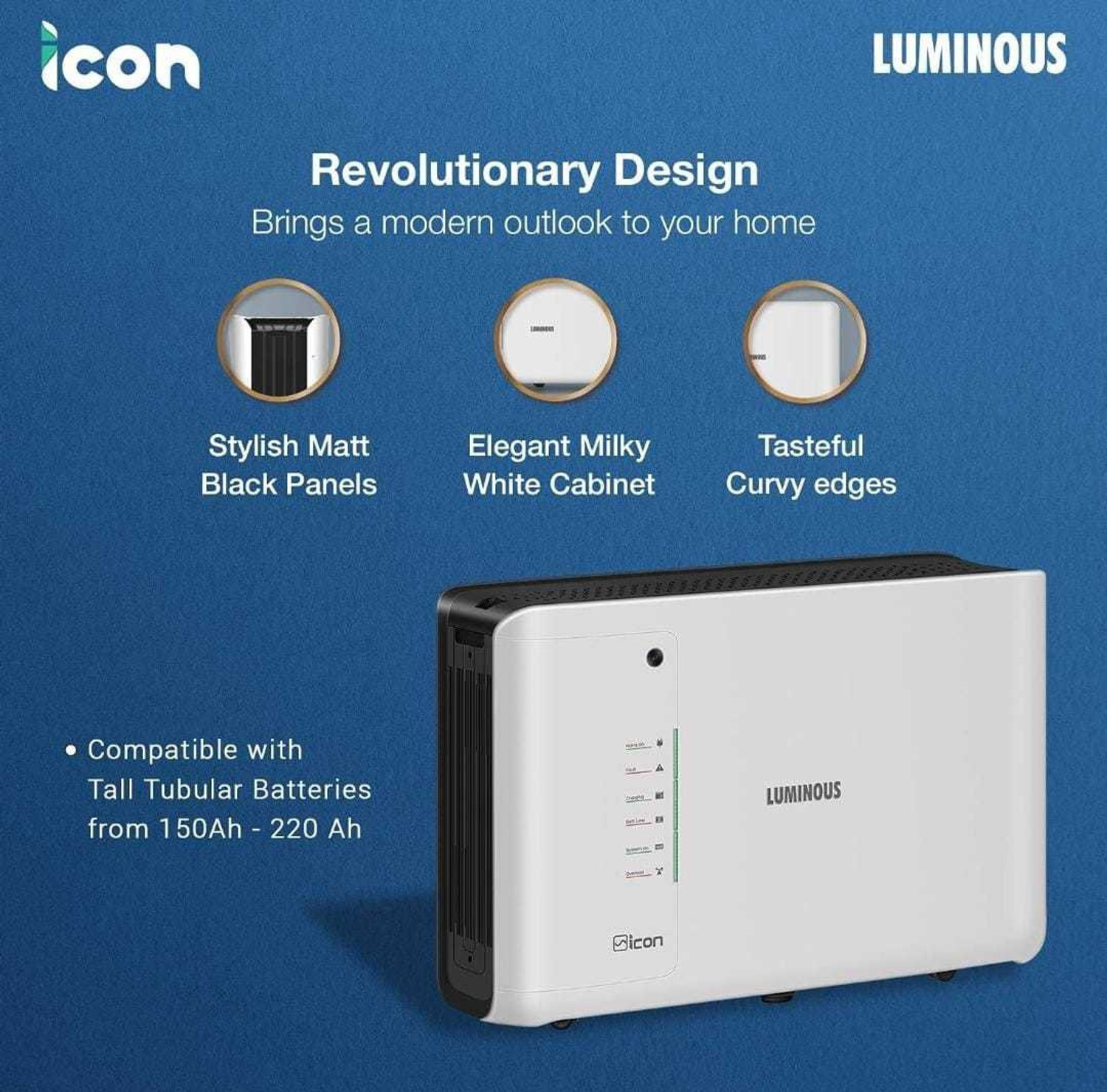Image of LUMINOUS 60 Months Warranty Tubular Inverter Battery