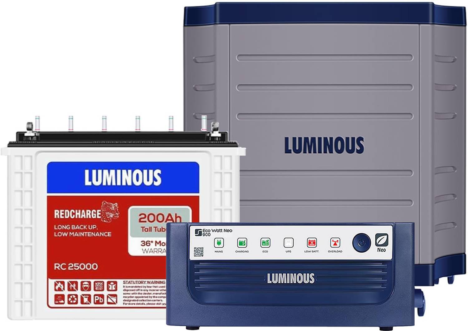 LUMINOUS 36 Months Warranty Tubular Inverter Battery
