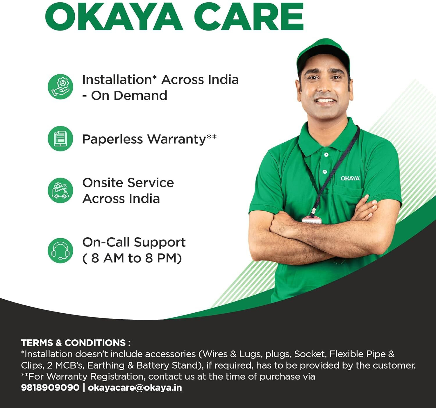 Image of OKAYA 60 Months Warranty Tubular Inverter Battery