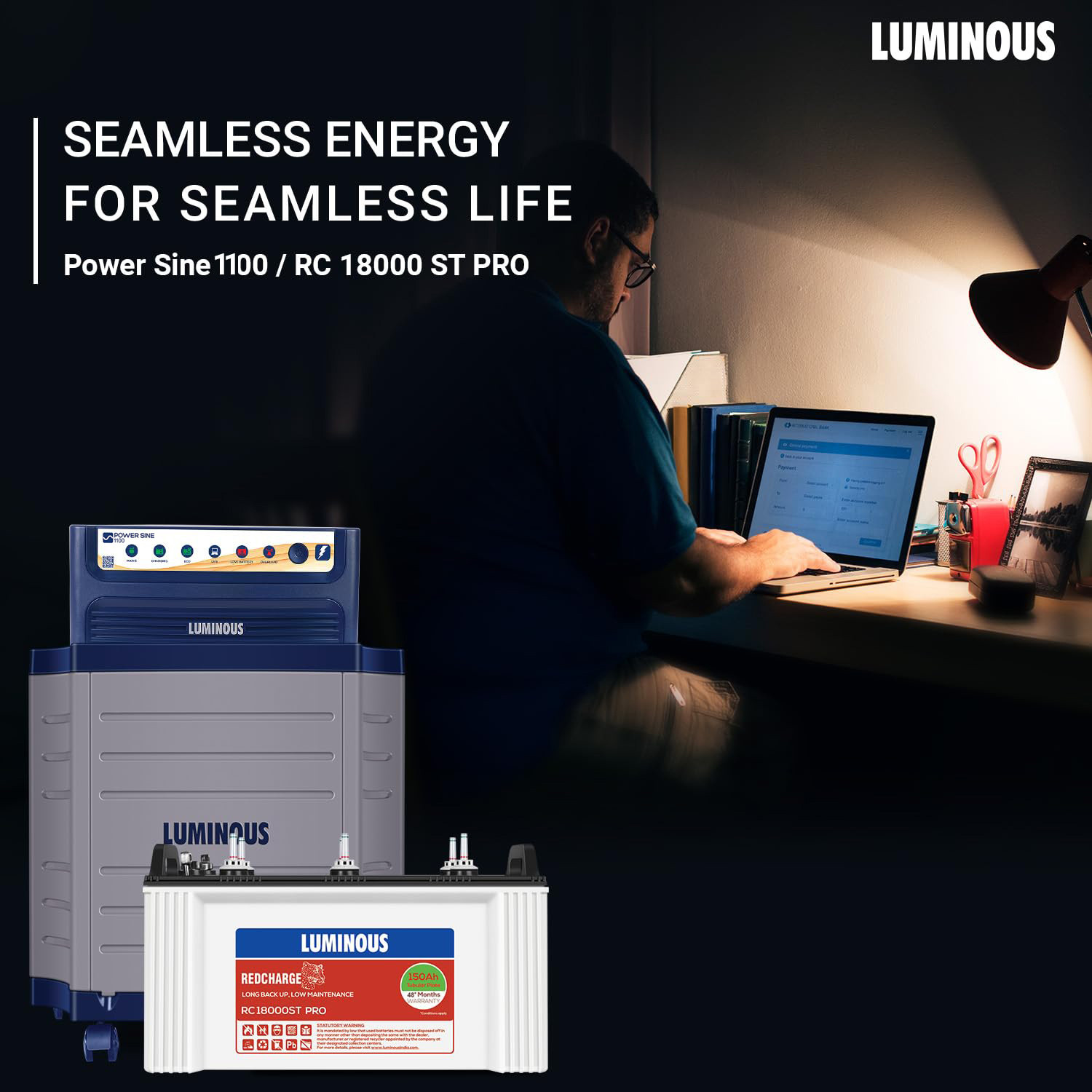 Image of LUMINOUS 48 Months Warranty Tubular Inverter Battery