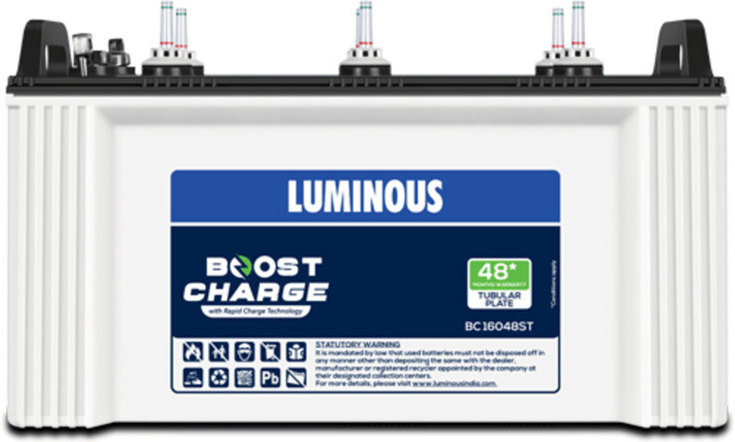 Image of LUMINOUS 48 Months Warranty Tubular Inverter Battery