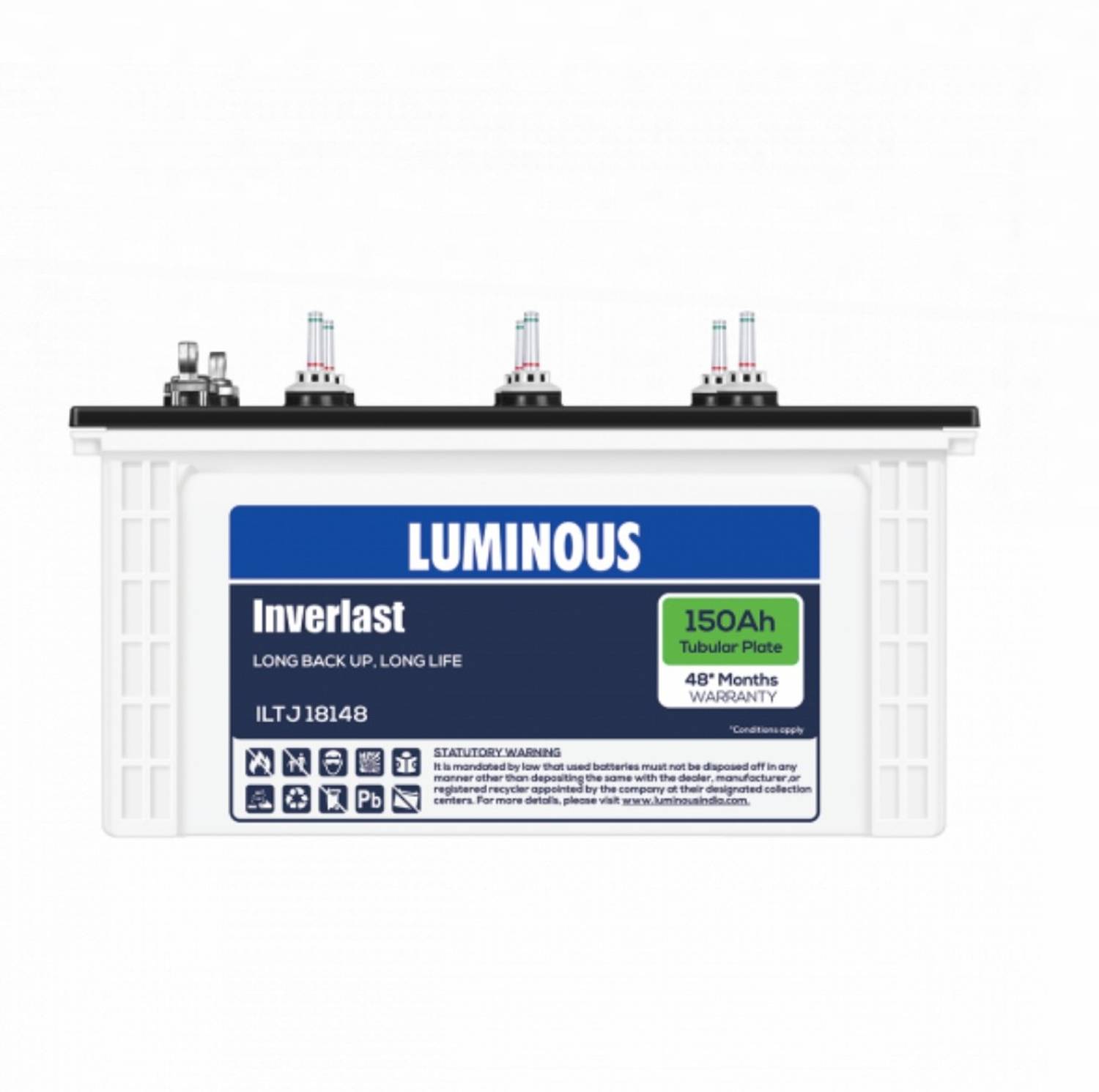 LUMINOUS 48 Months Warranty Tubular Inverter Battery