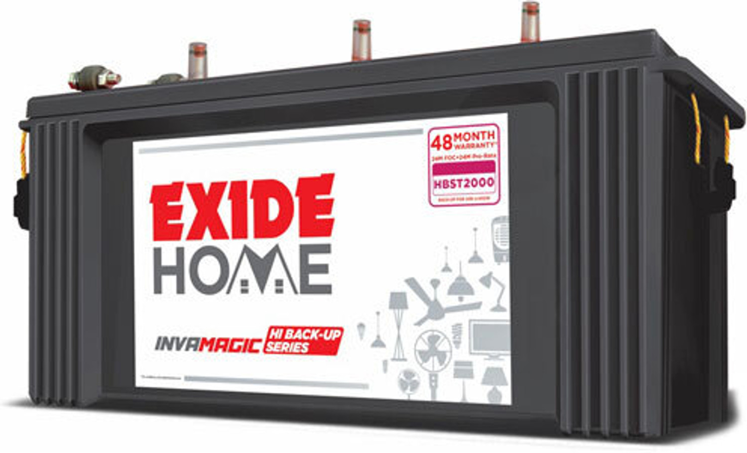 Image of EXIDE 48 Months Warranty Tubular Inverter Battery