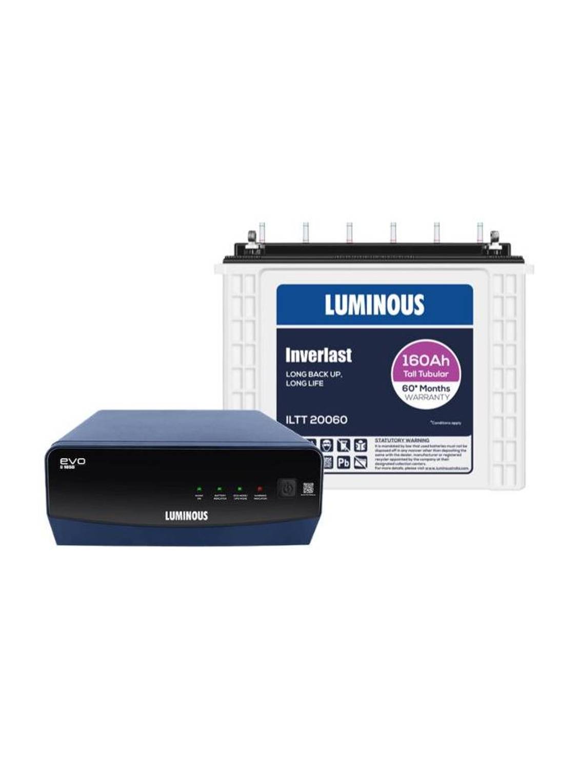 LUMINOUS 60 Months Warranty Tall Tubular Inverter Battery - Image 1