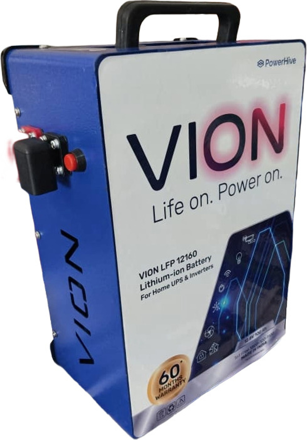 Image of vion 60 Months Warranty Sealed Inverter Battery