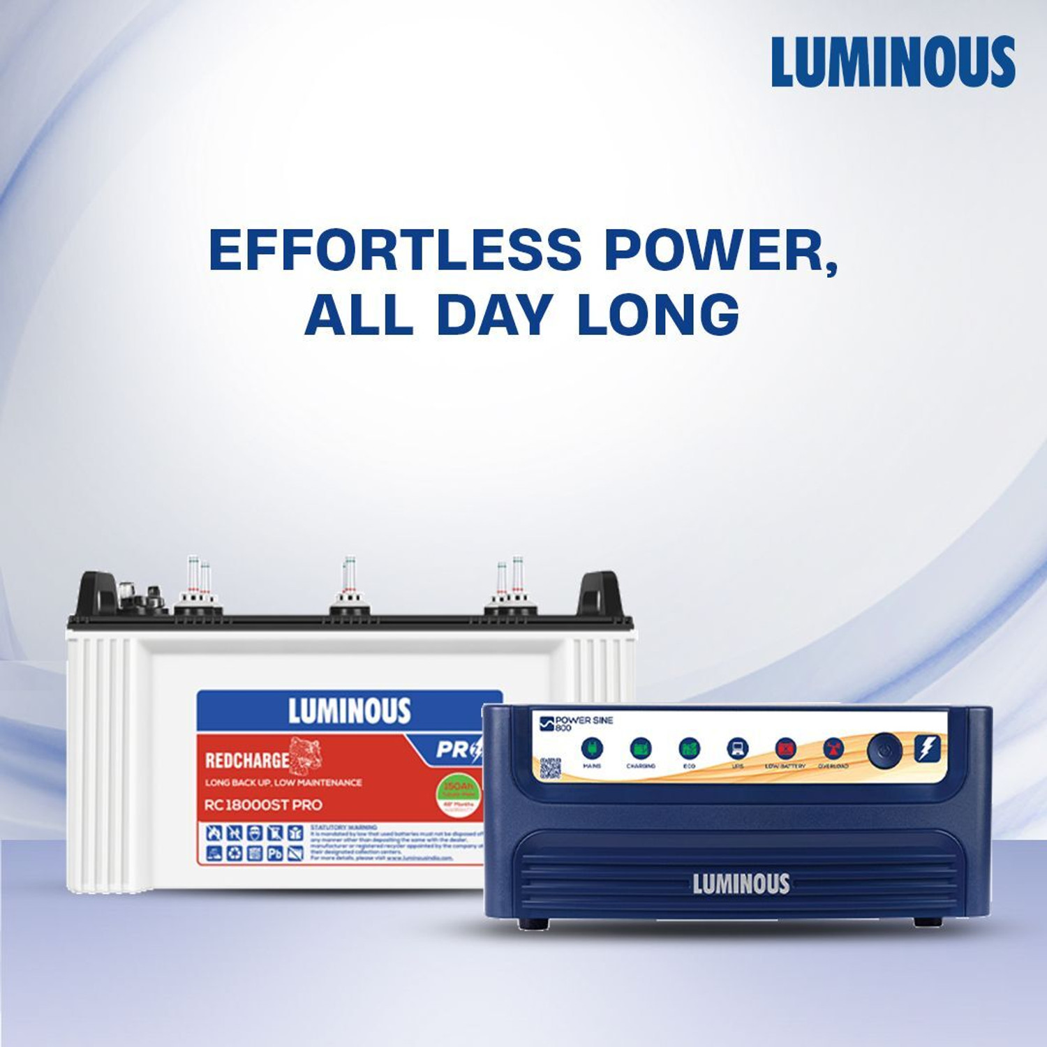 Image of LUMINOUS 48 Months Warranty Tubular Inverter Battery
