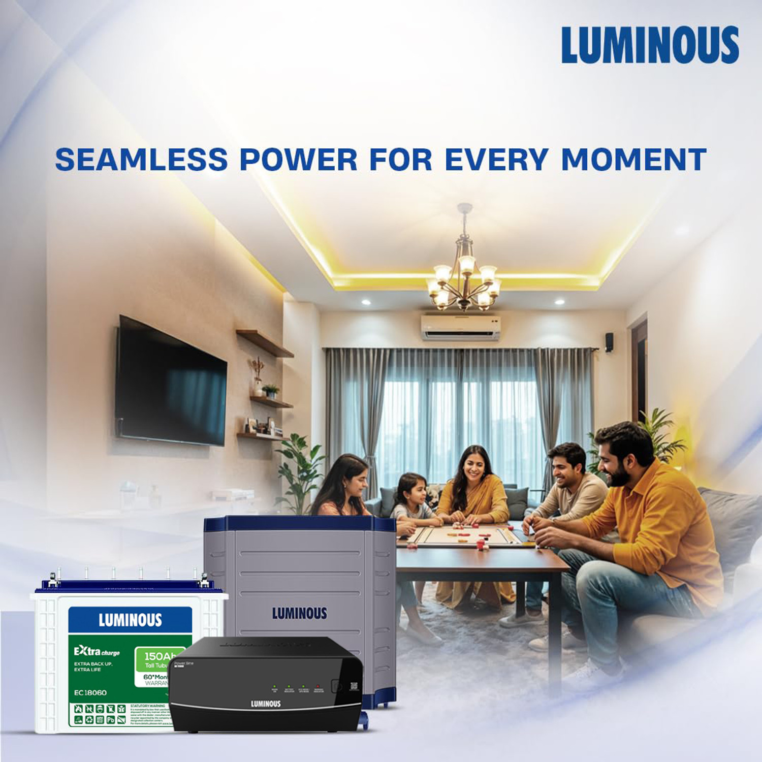 Image of LUMINOUS 60 Months Warranty Tubular Inverter Battery