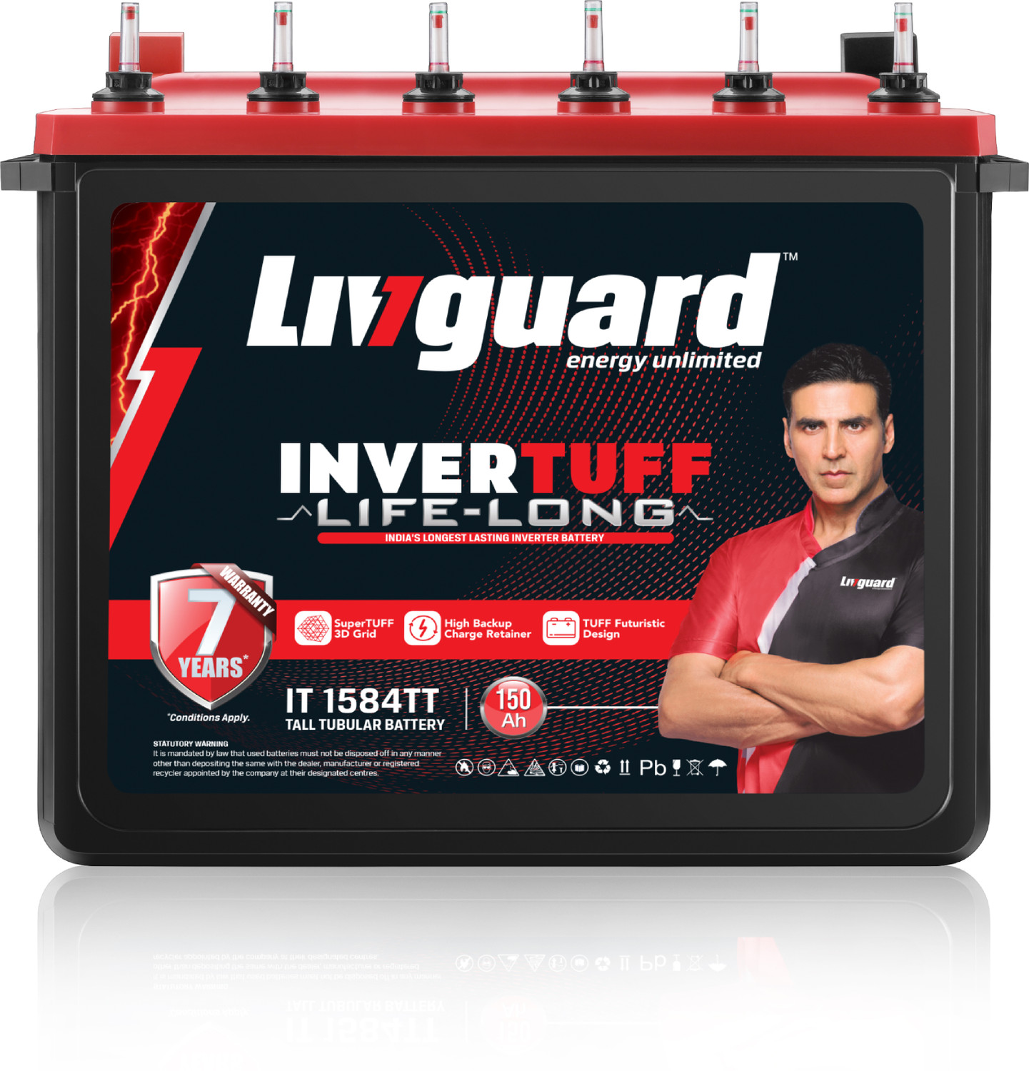 Image of Livguard 84 Months Warranty Tubular Inverter Battery