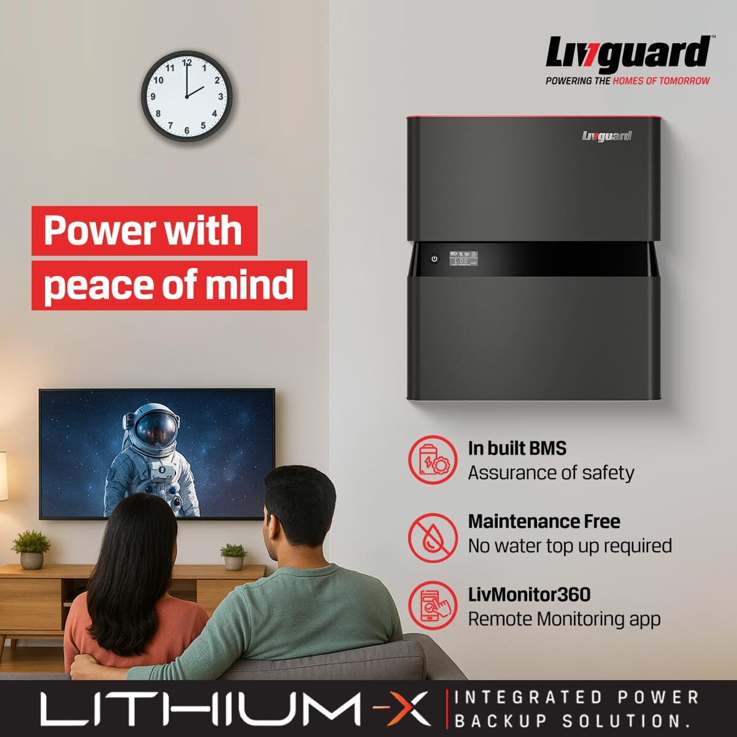 Image of Livguard Livguard Lithium-X 1500 Lithium-X 1500 with 84 Months Warranty Solar Compatible Lithium Ion