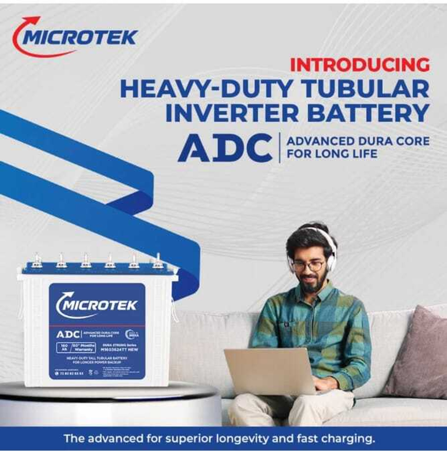 Image of microtec 60 Months Warranty Tubular Inverter Battery